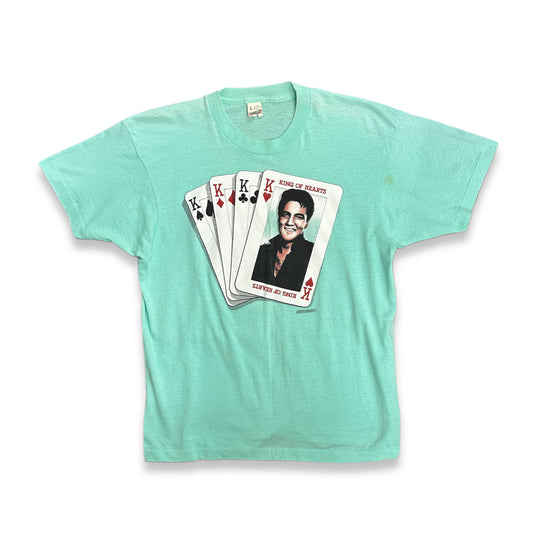 [L] Late 80s Elvis Presley  'King of Hearts' Tee
