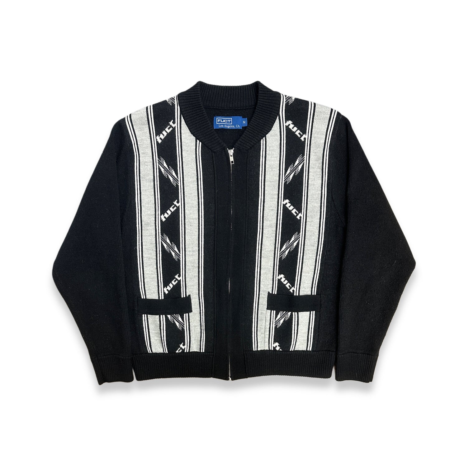 [M] FUCT Jacquard Knit zip-up