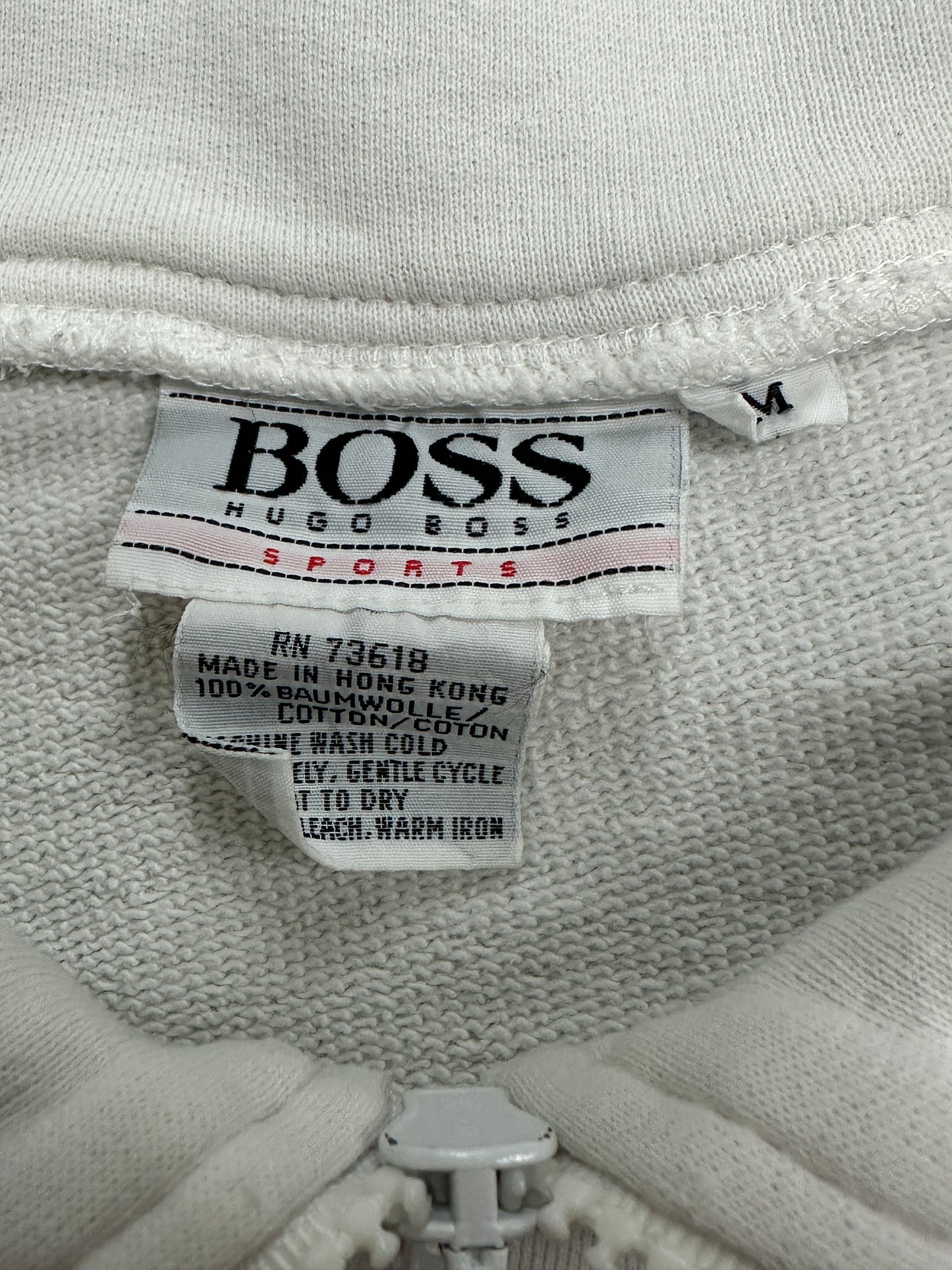 [M] 80s HUGO BOSS Full Zip-up Sweatshirt