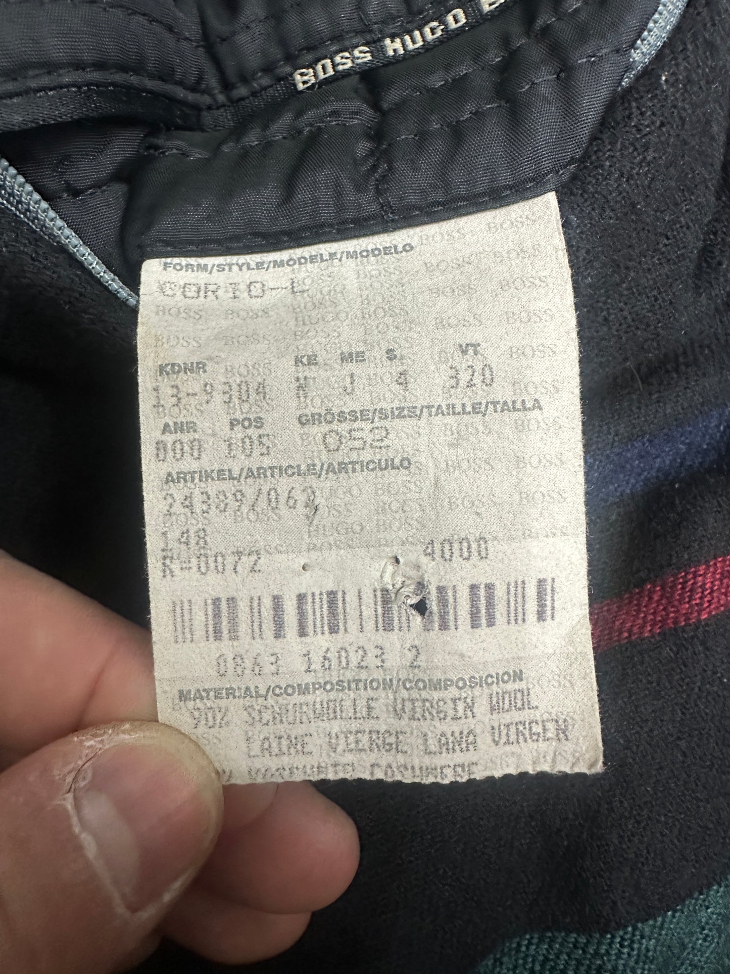 [52] 00s HUGO BOSS Wool/Cashmere Coat