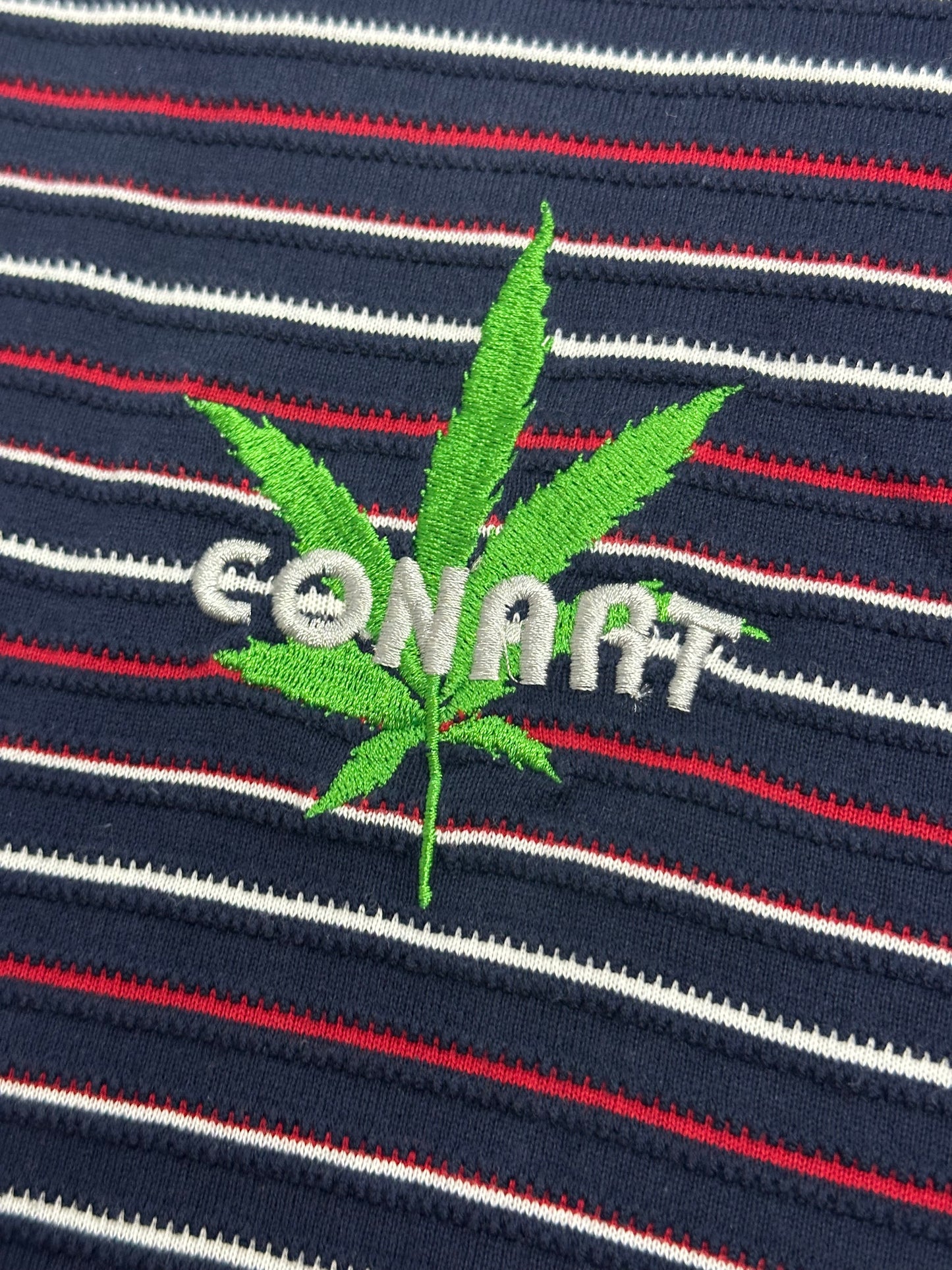 [L] 00s Conart Chronic Knit Half shirt