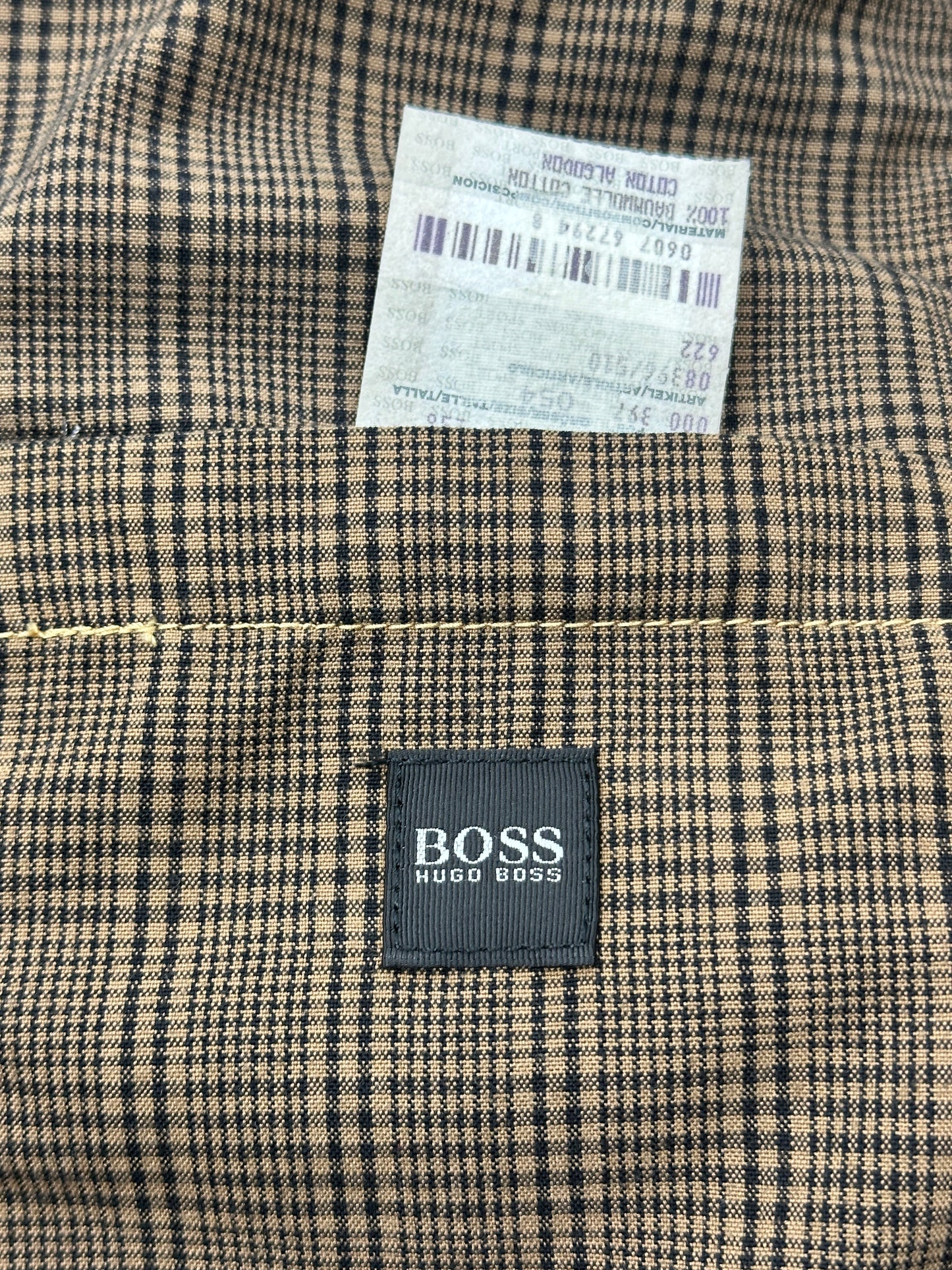 [XL] 2006' Hugo Boss Curved Line Denim Zip-up Jacket