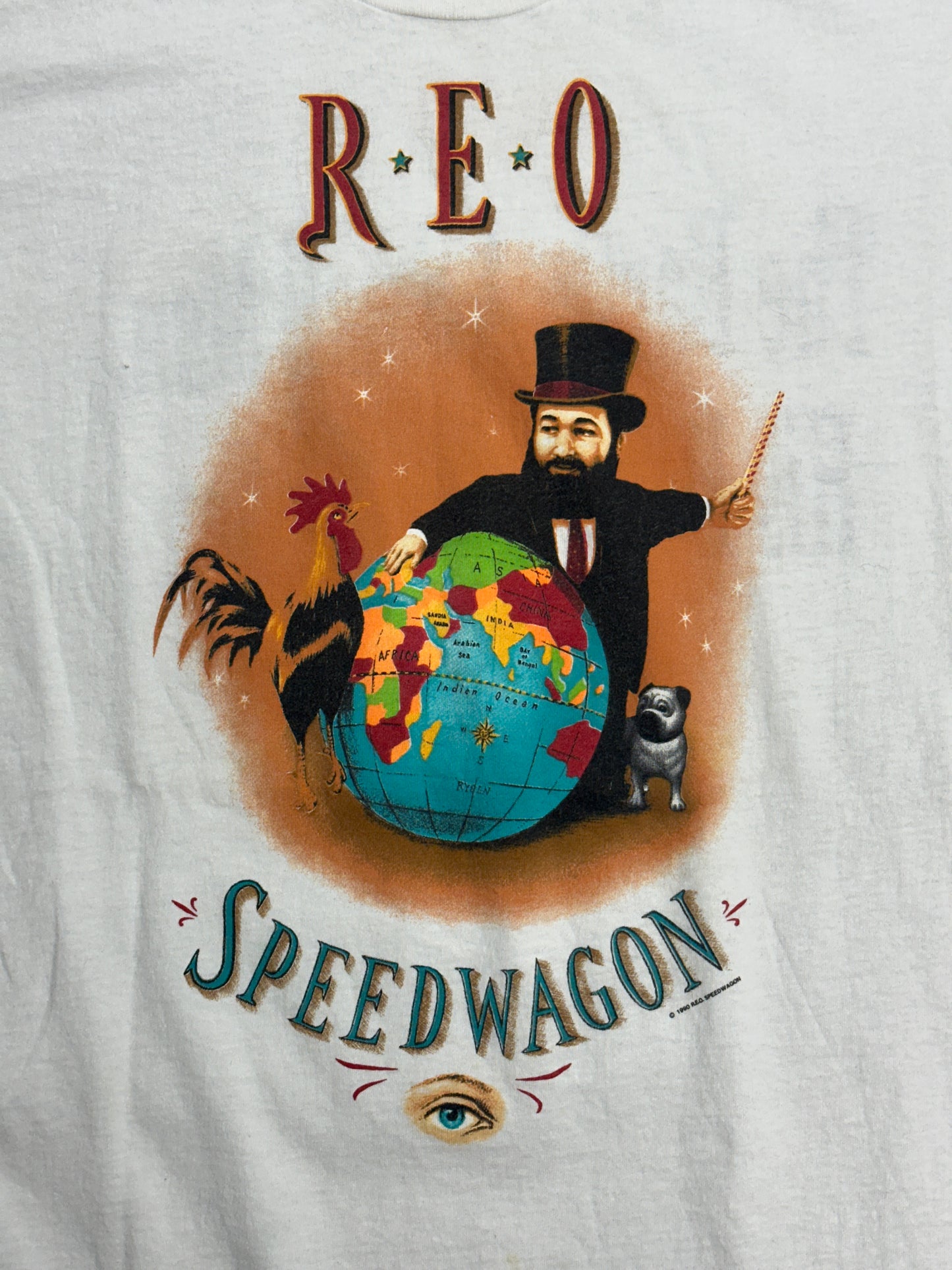 [XL] 1990' REO SPEEDWAGON Band Tee