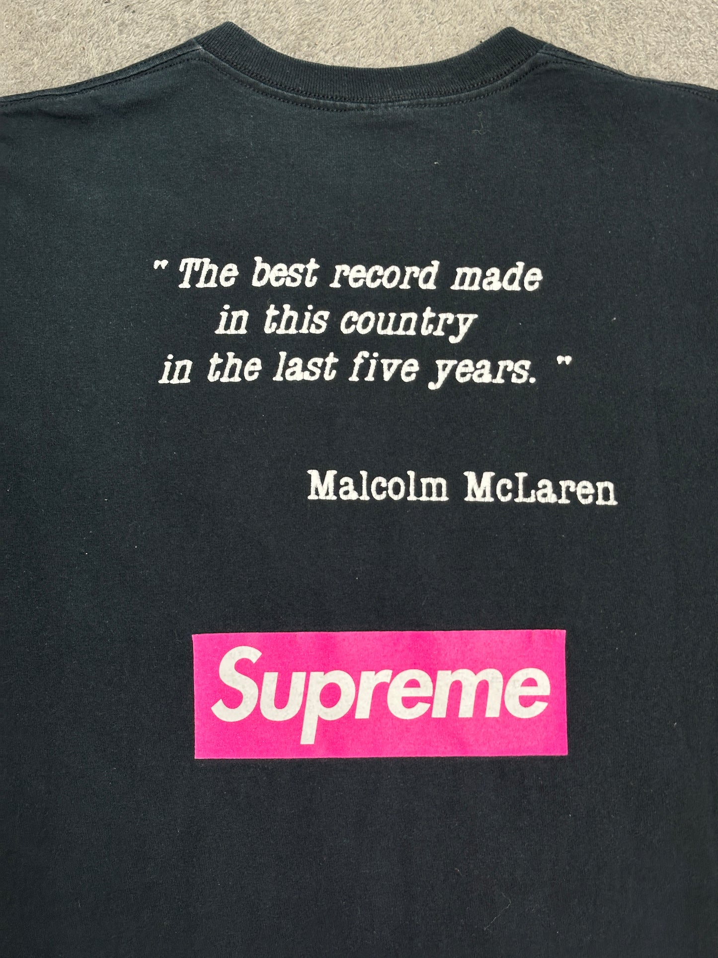 [M] 09SS Supreme x Malcolm McLaren Tee