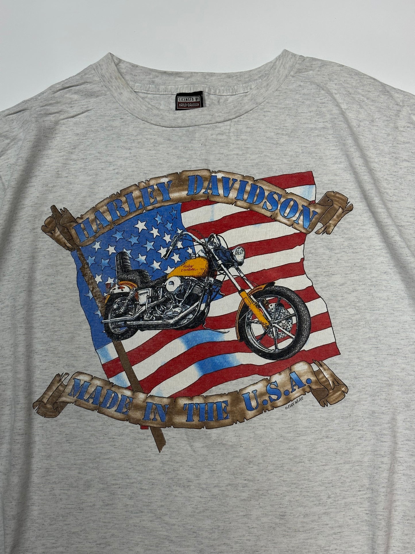 [XL] 90s Harley-Davidson shield Logo Tee