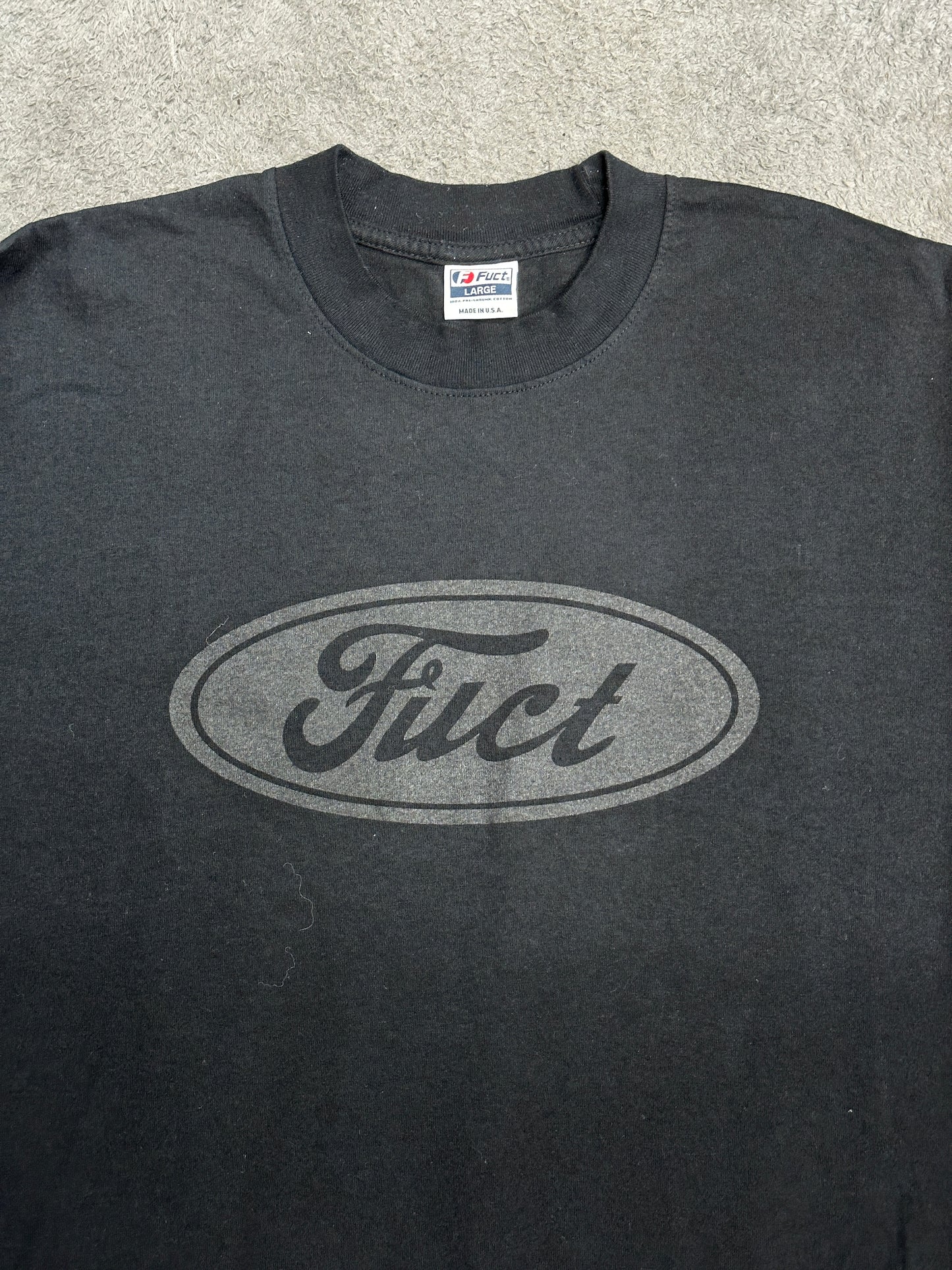 [L] FUCT Oval Logo Long Sleeve black