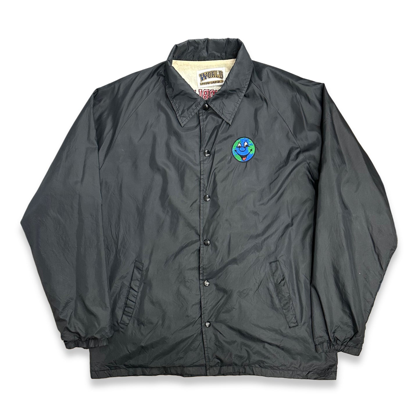 [L] 90s World Industries Skateboards Coach Jacket
