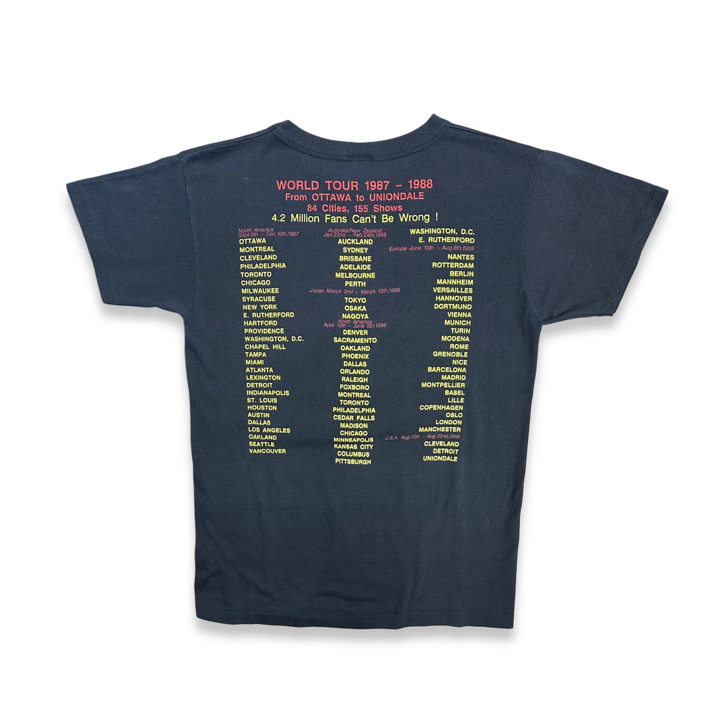 [L] 1988' PINK FLYOD World Tour Tee