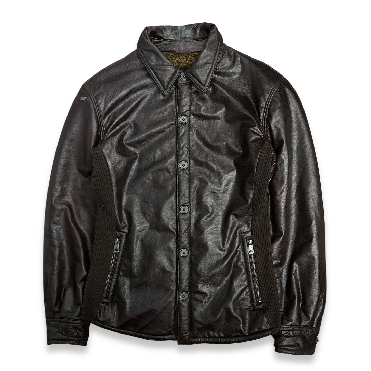 [52] FW2002 Emporio Armani Coated Pile Jacket