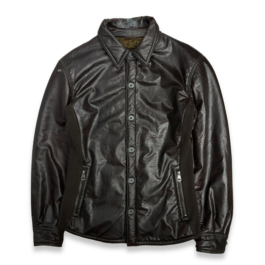 [52] FW2002 Emporio Armani Coated Pile Jacket