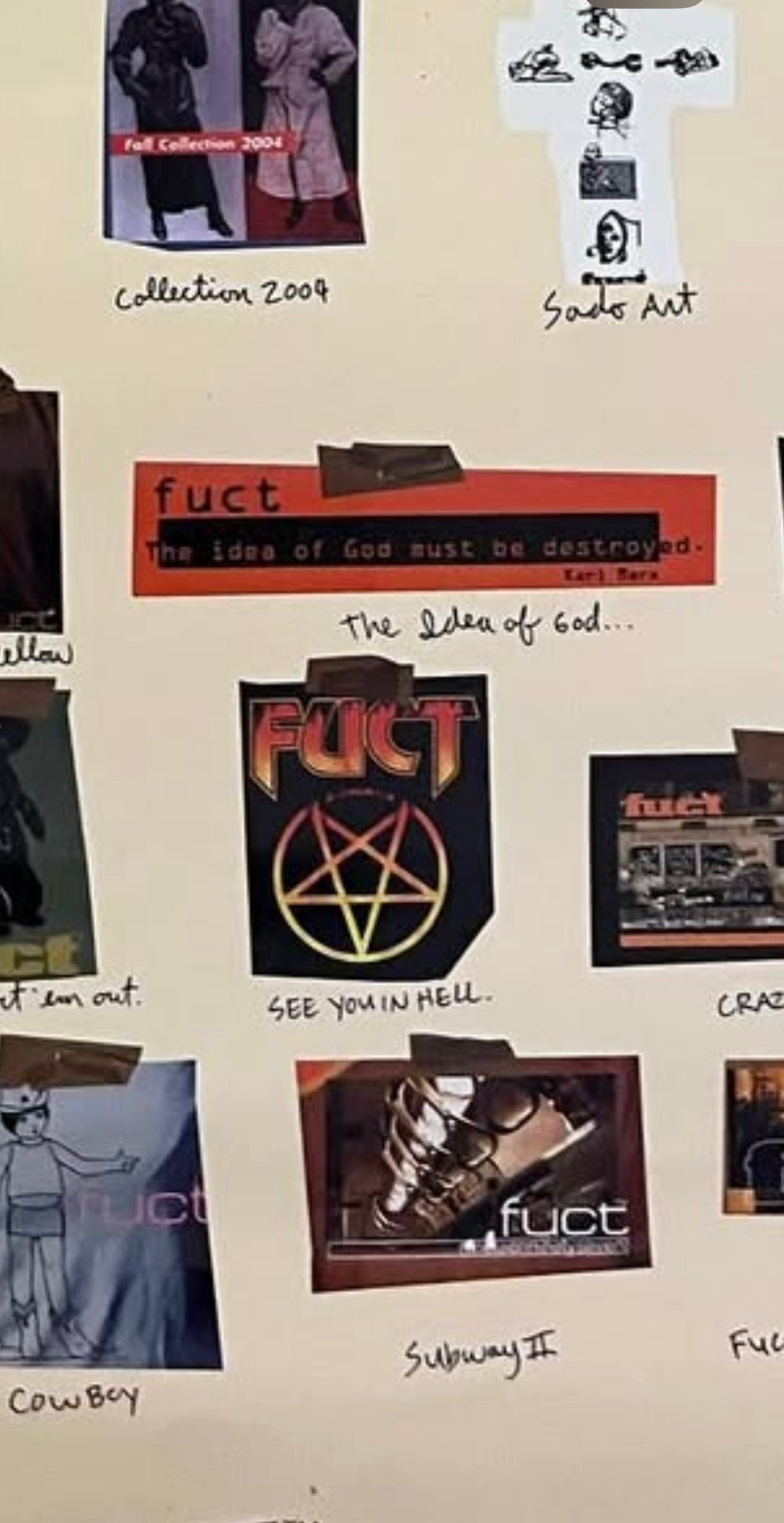 [L] Early 90s FUCT 'SEE YOU IN HELL' Tee