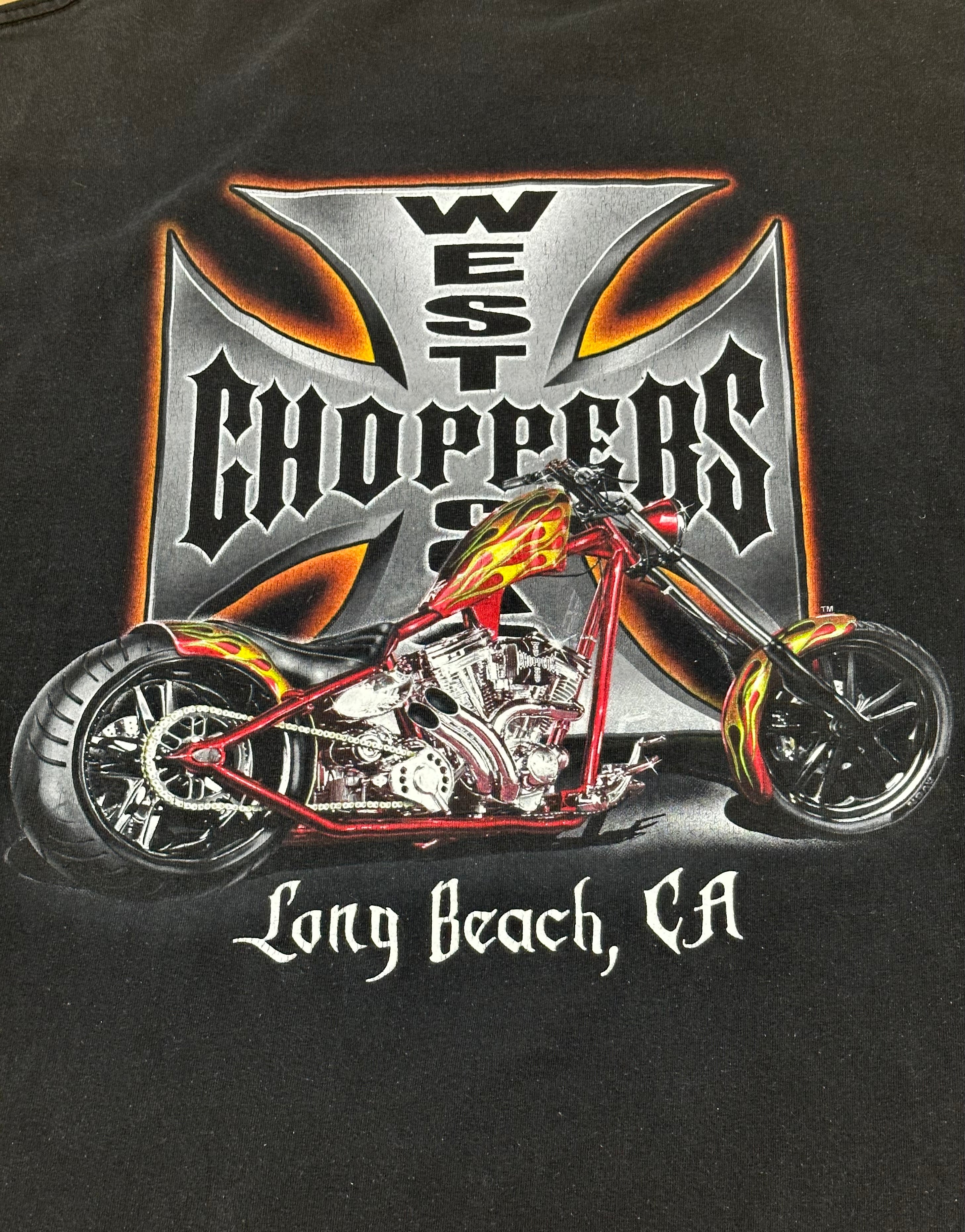 〜00s West Coast Choppers L/S XL] 00s West coast choppers L/S – wengerball vintage