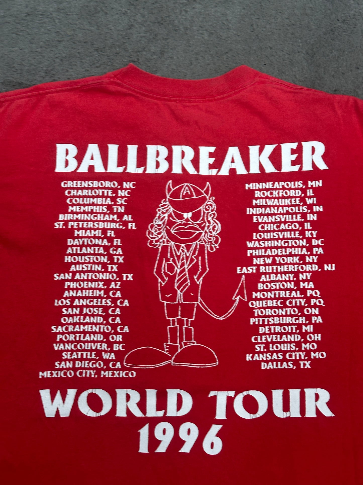 [XL] 1996' ACDC Ballbreaker World Tour Tee
