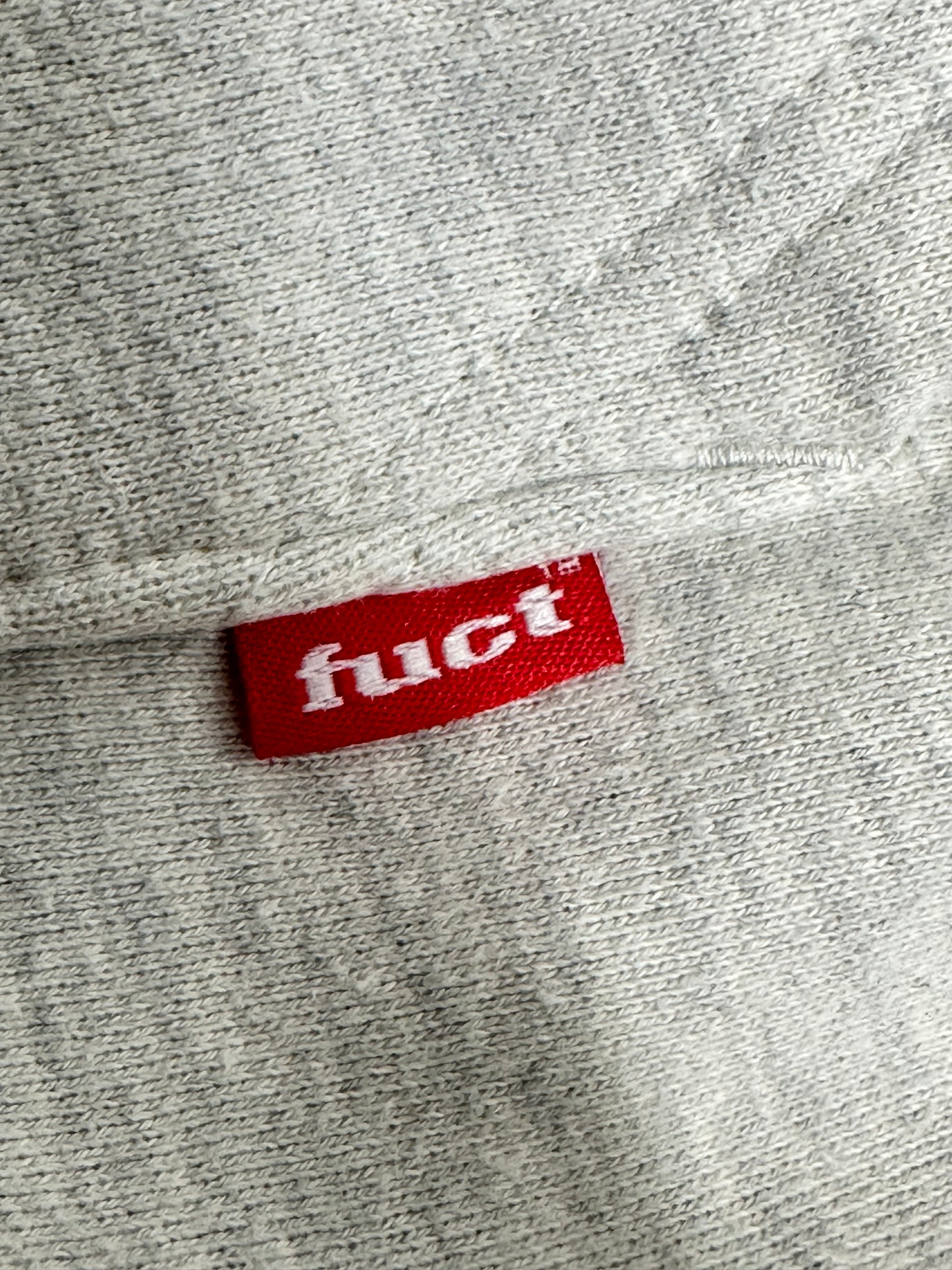 [XL] FUCT Logo Gray Hoodie