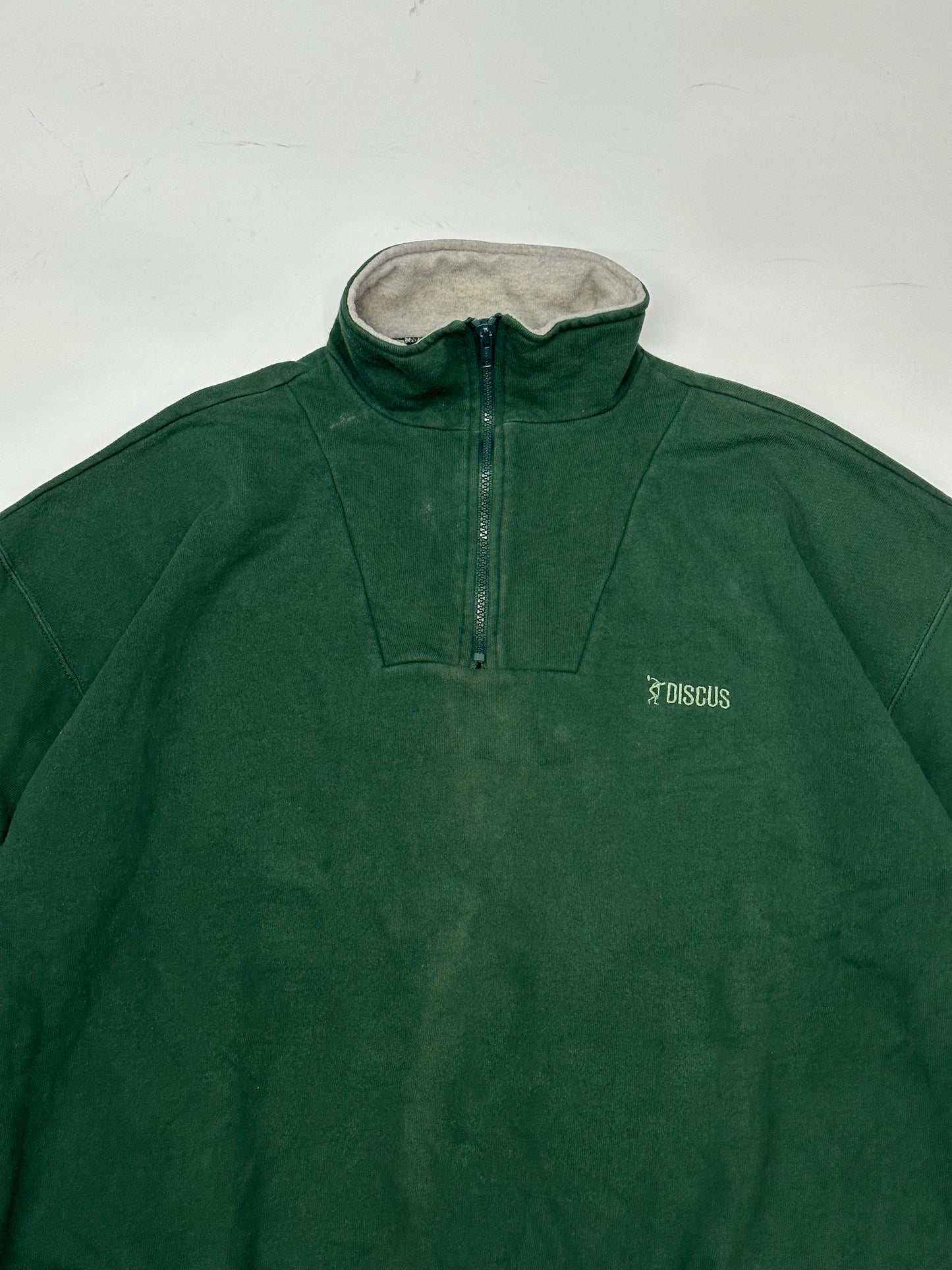 [L] 90s Discus Athletic Zip-up Sweatshirt