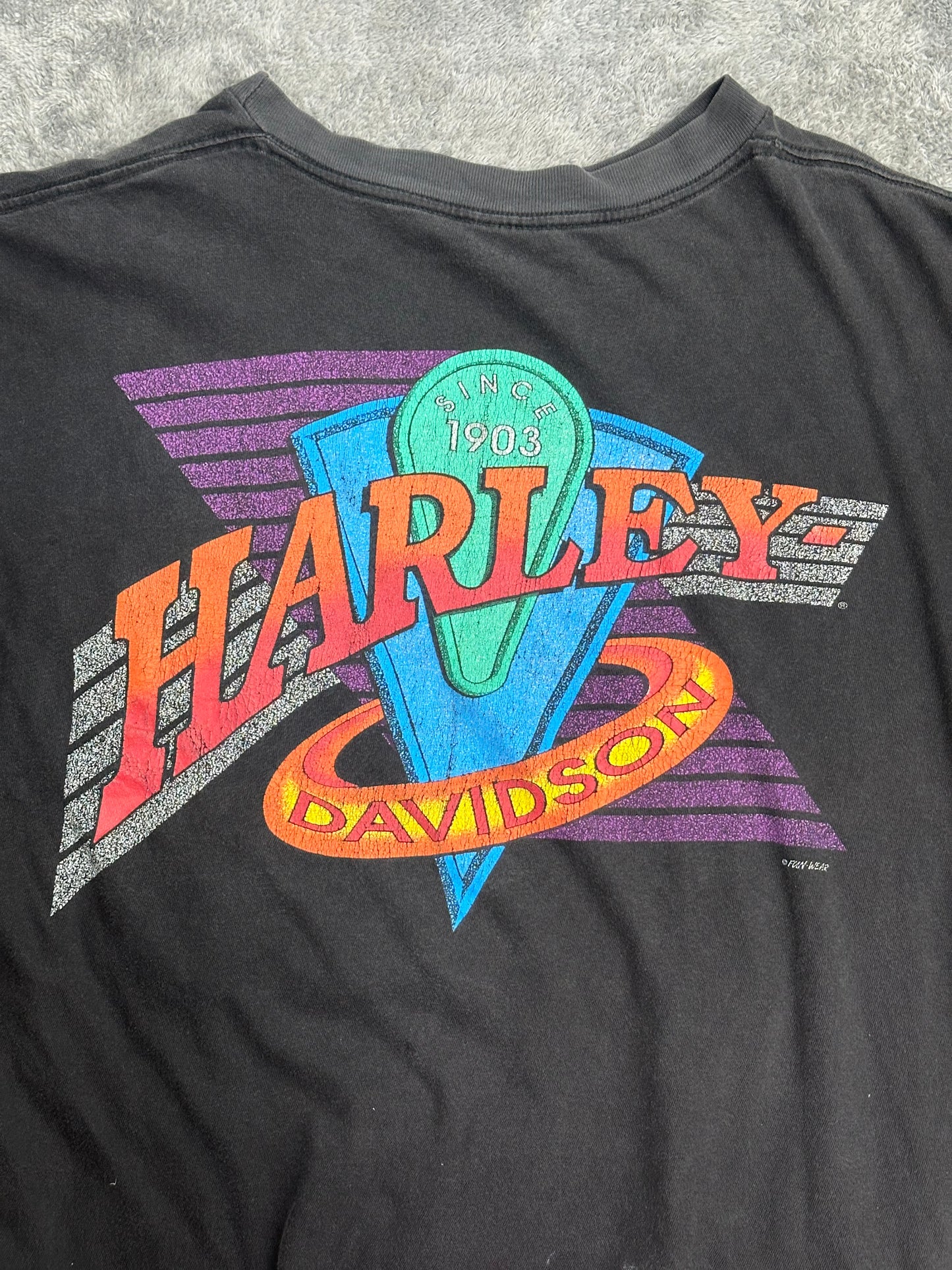 [XL] 90s Harley-Davidson Fun Wear Tee