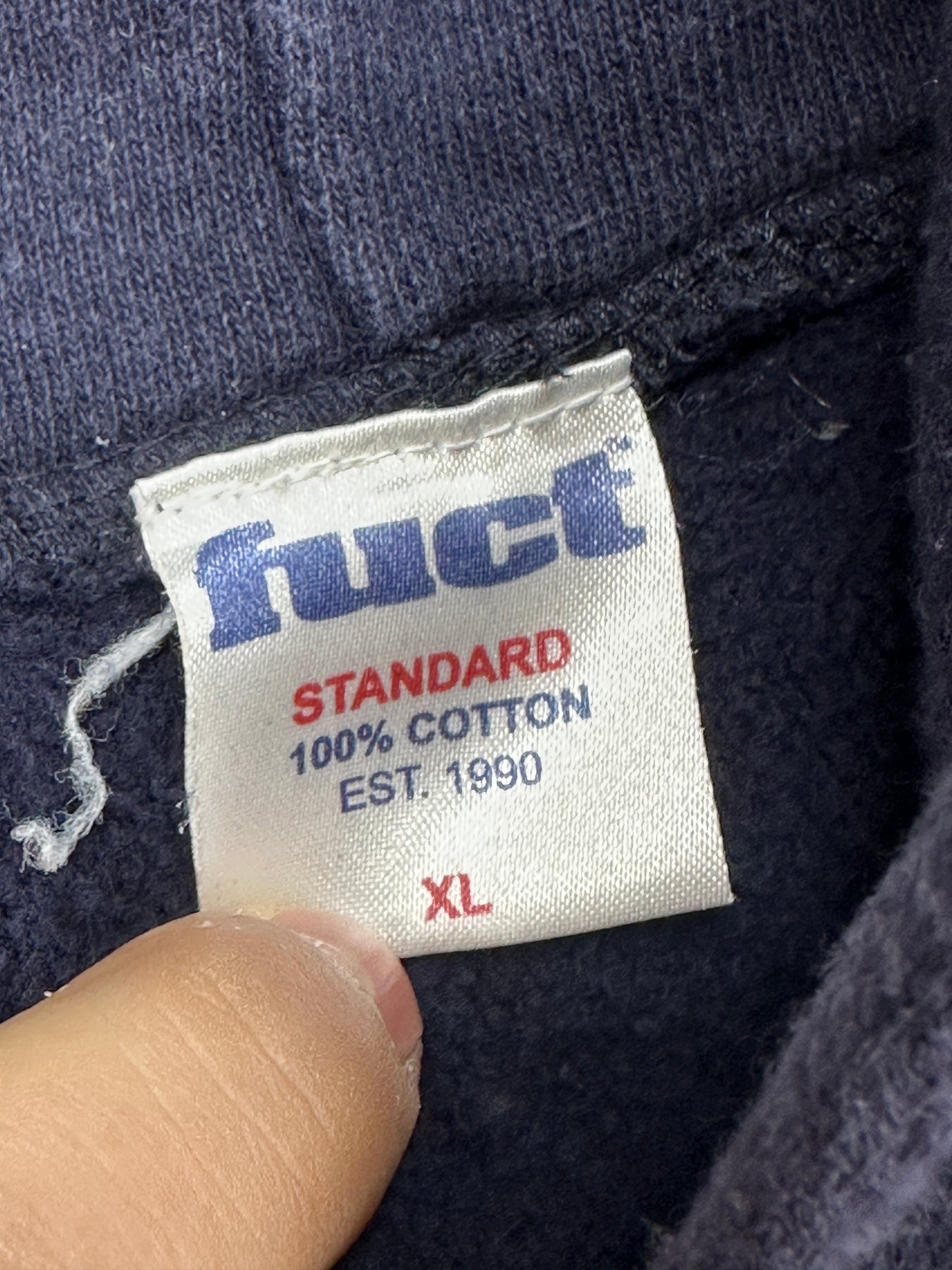 [XL] 00s FUCT Hand Sign Hoodie