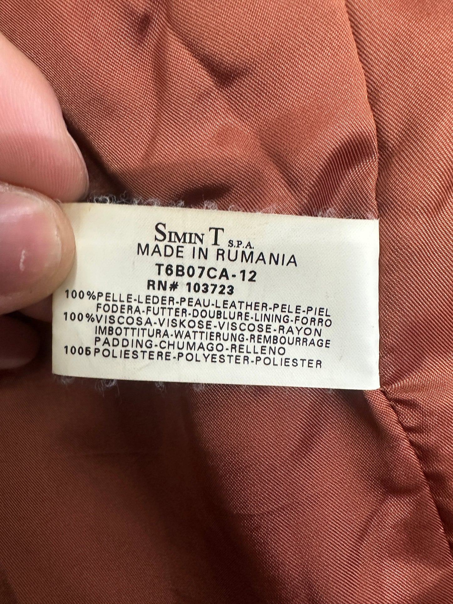 [L] 00s Armani Jeans Rider Leather Jacket