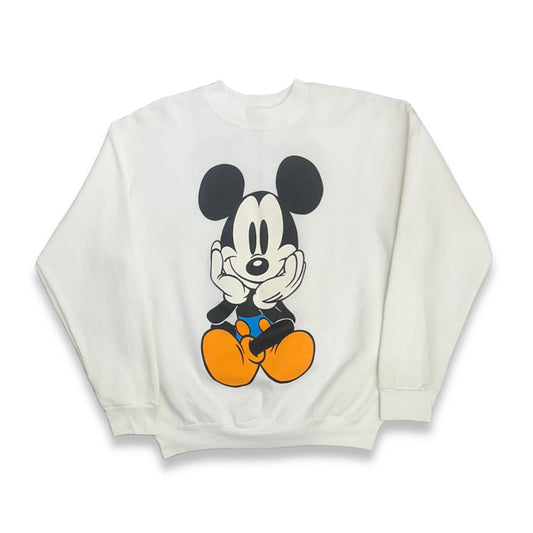 [L] 90s Mickey Mouse Double side Sweatshirt
