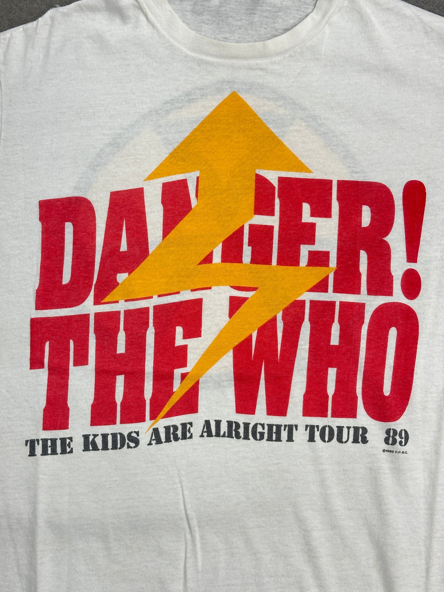 [L] 1989' The Who 'The Kids Are Alright' Tour Tee