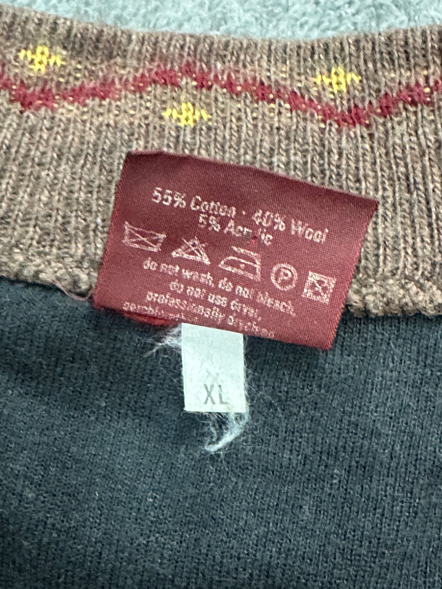[XL] 90s HUGO BOSS Wool Sweater Zip-up