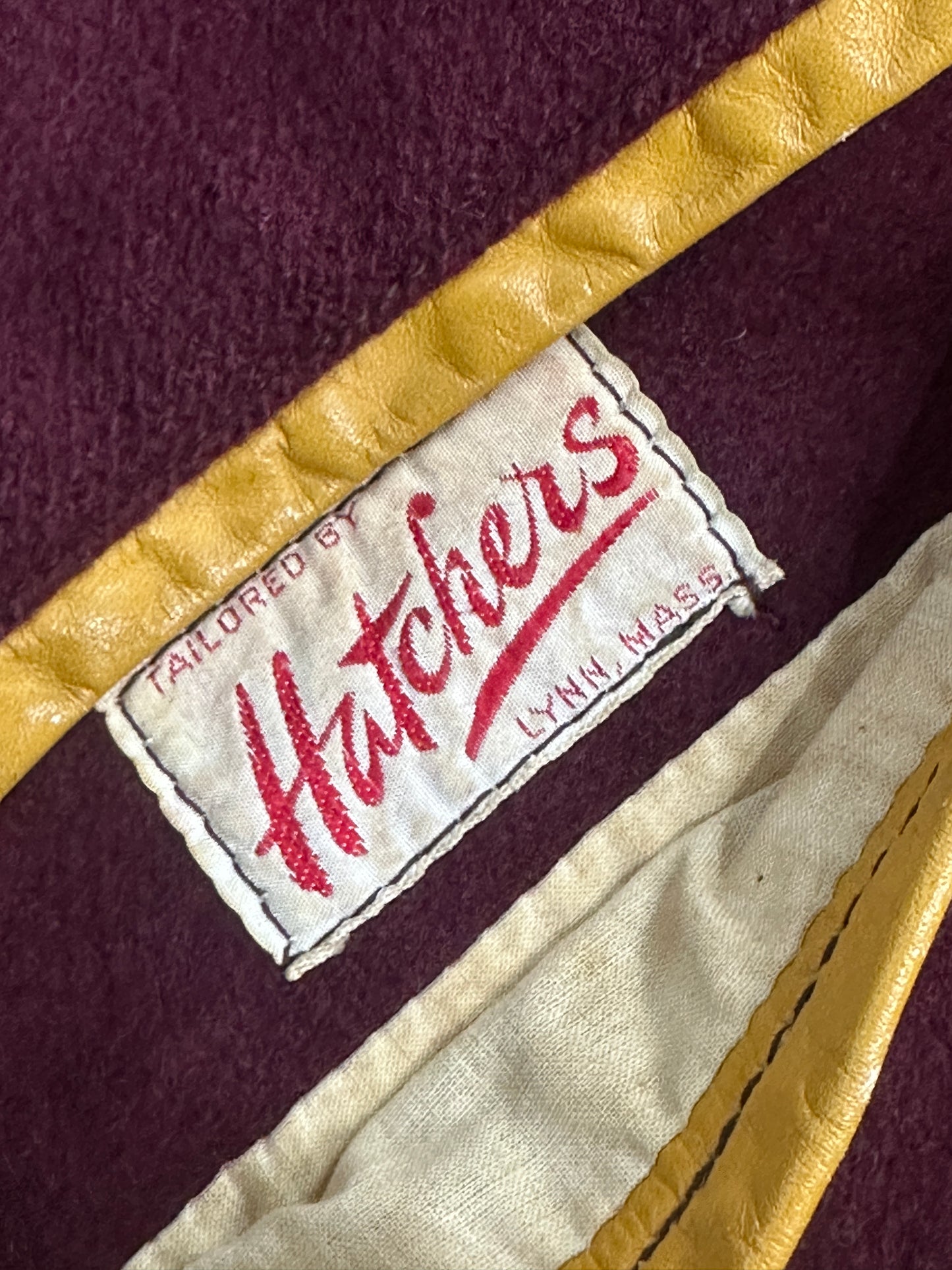 [L] 60s Norwich Reversible Wool Varsity Jacket