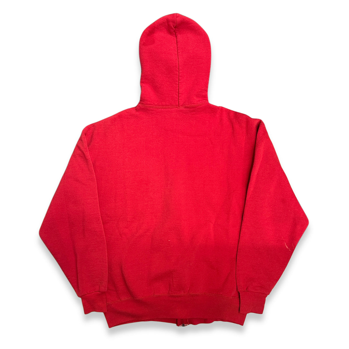 [L] 90a Russell Red Hood Zip-up