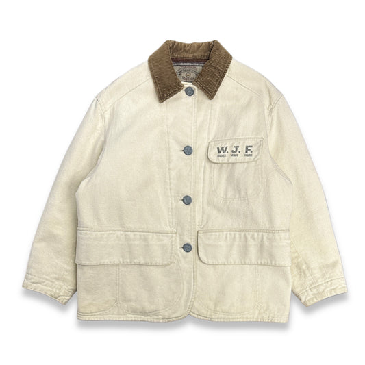 [L] Late 80s Armani Jeans Denim Chore Jacket