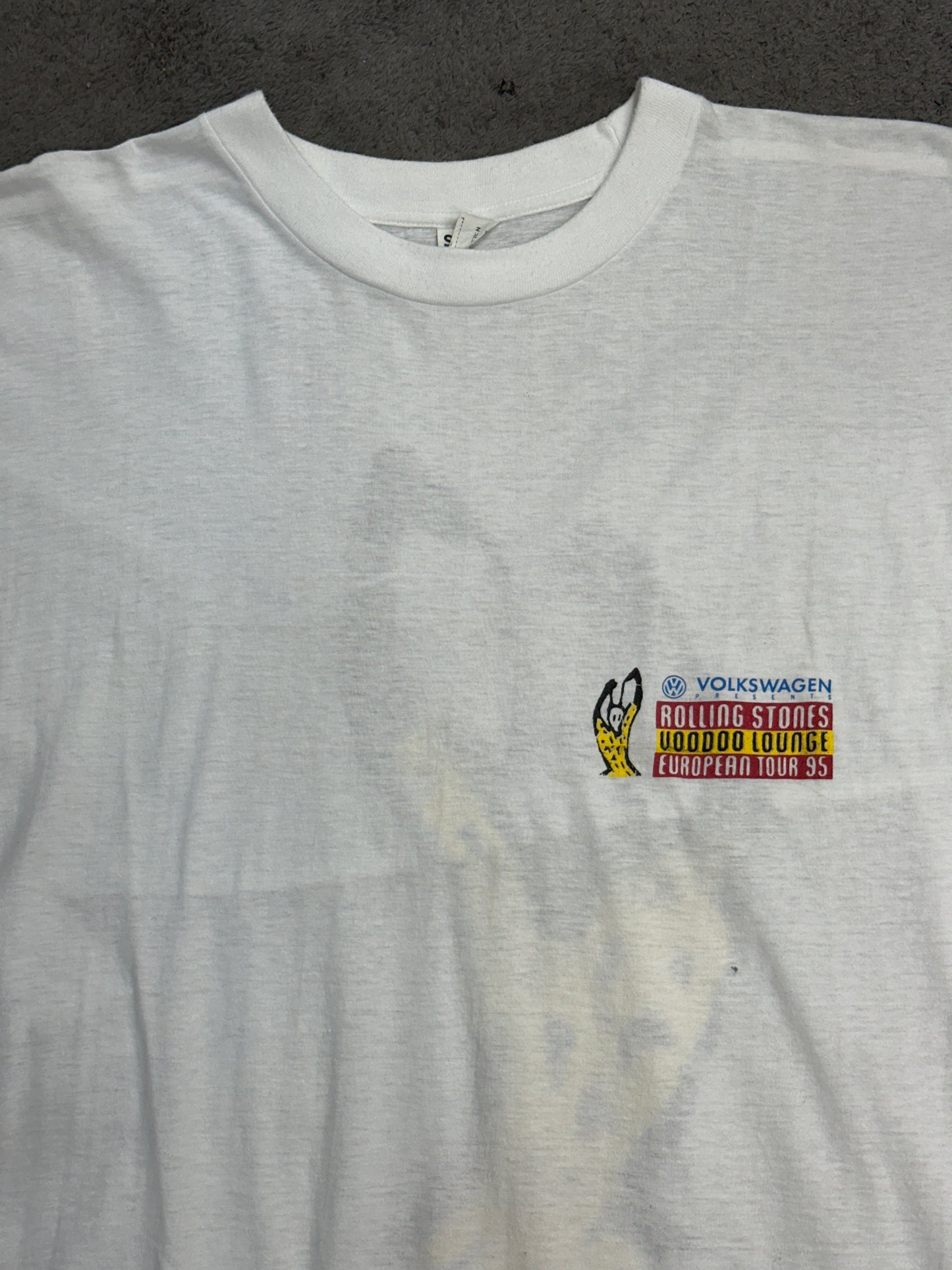 [L] 1995' Rolling Stones Voodoo Lounge Germany Tour Tee