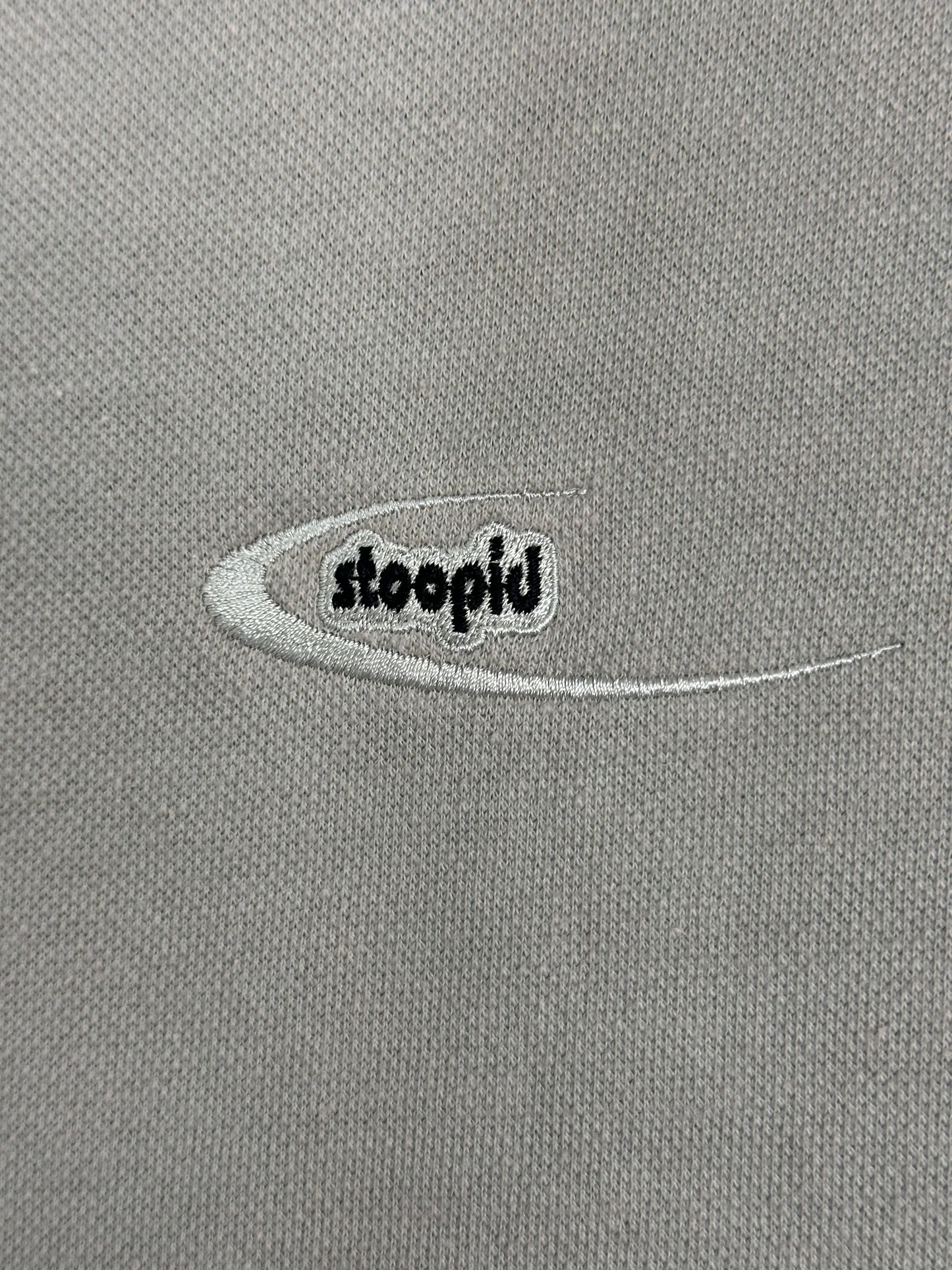 [L] 90s STOOPID Skateboards Pique Shirt