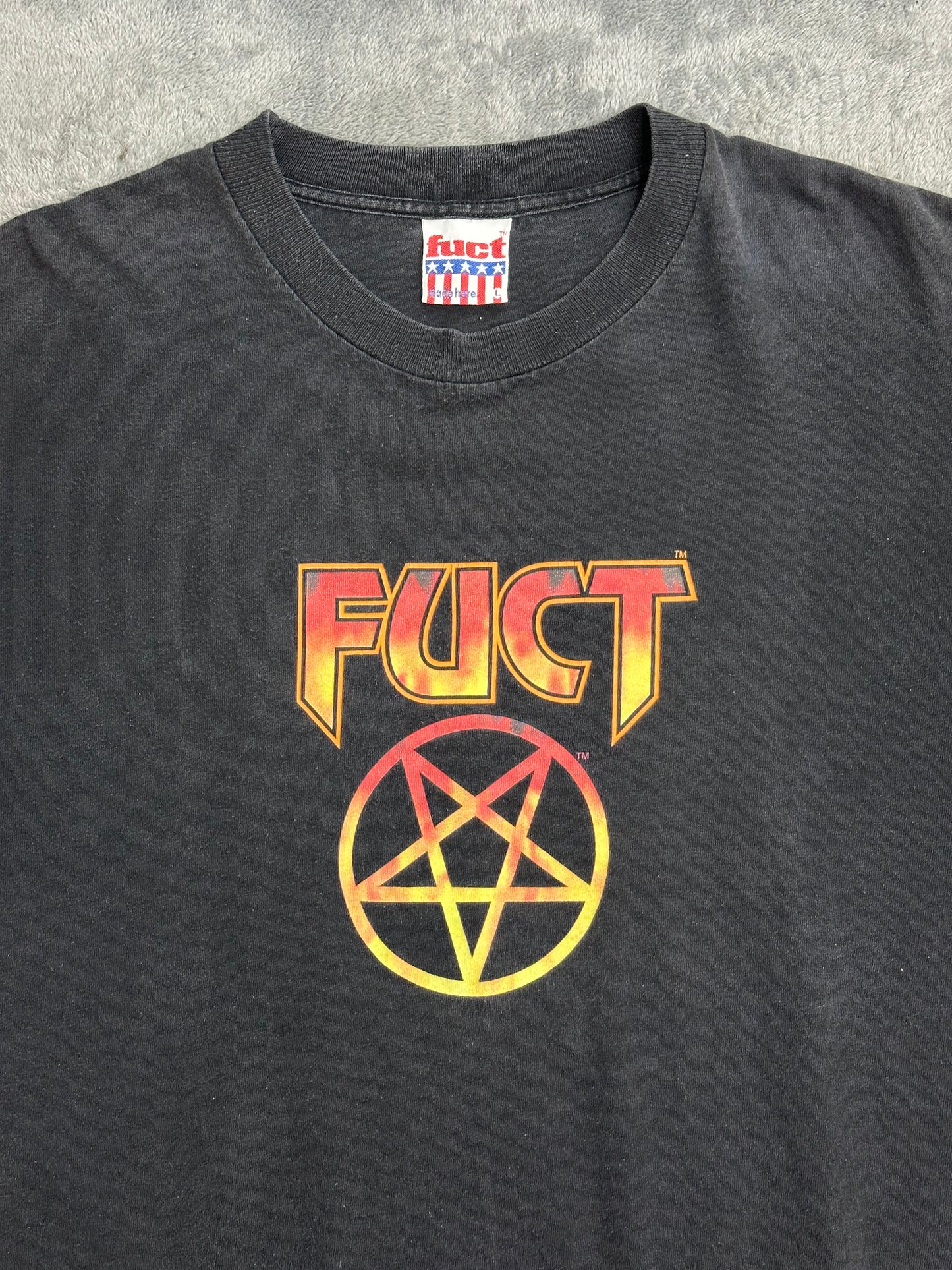 [L] Early 90s FUCT 'SEE YOU IN HELL' Tee