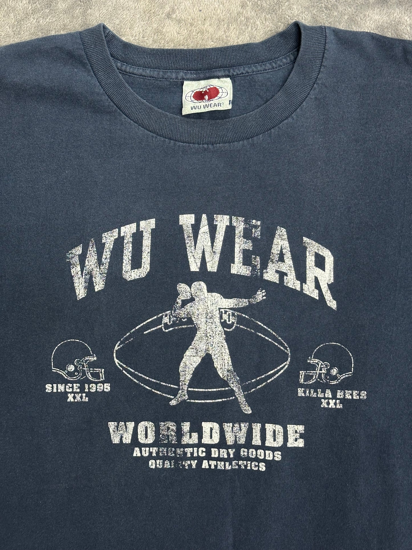 [XXL] 90s Wu Wear Rugby Logo Tee