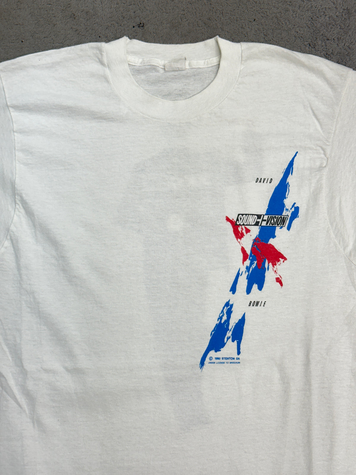 [L] 1990' David Bowie Sound+Vision World Tour Tee