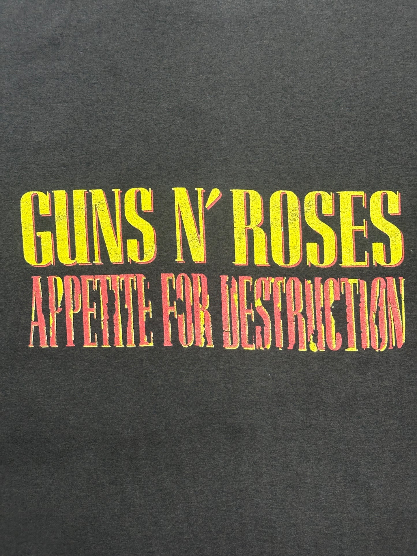 [L] 1988' Guns N' Roses 'Appetite For Destruction' Album Tee