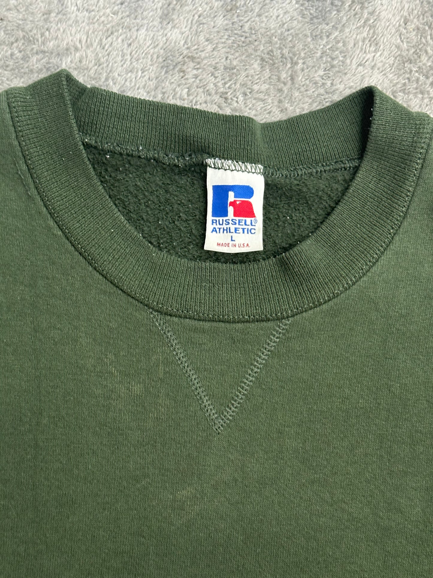 [L] 90s Russell Deep Green Sweatshirt