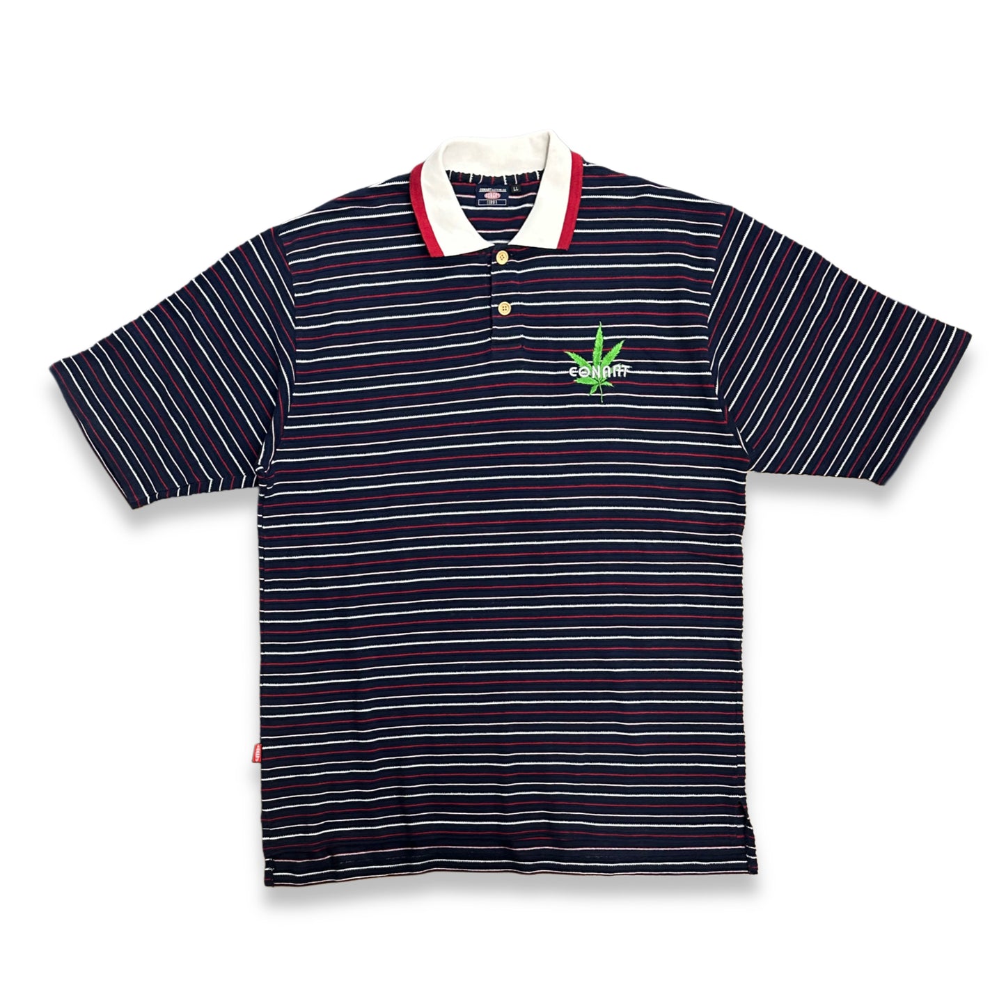 [L] 00s Conart Chronic Knit Half shirt