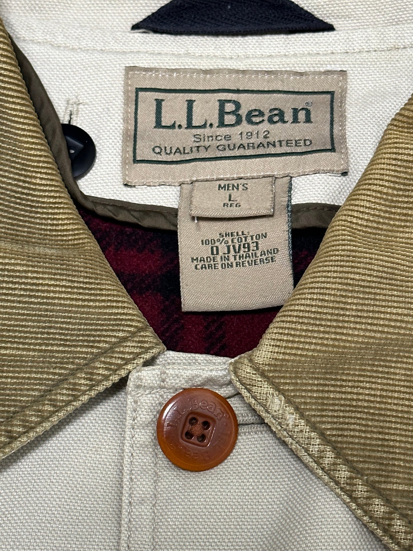 00s L.L.Bean Canvas Chore Jacket L