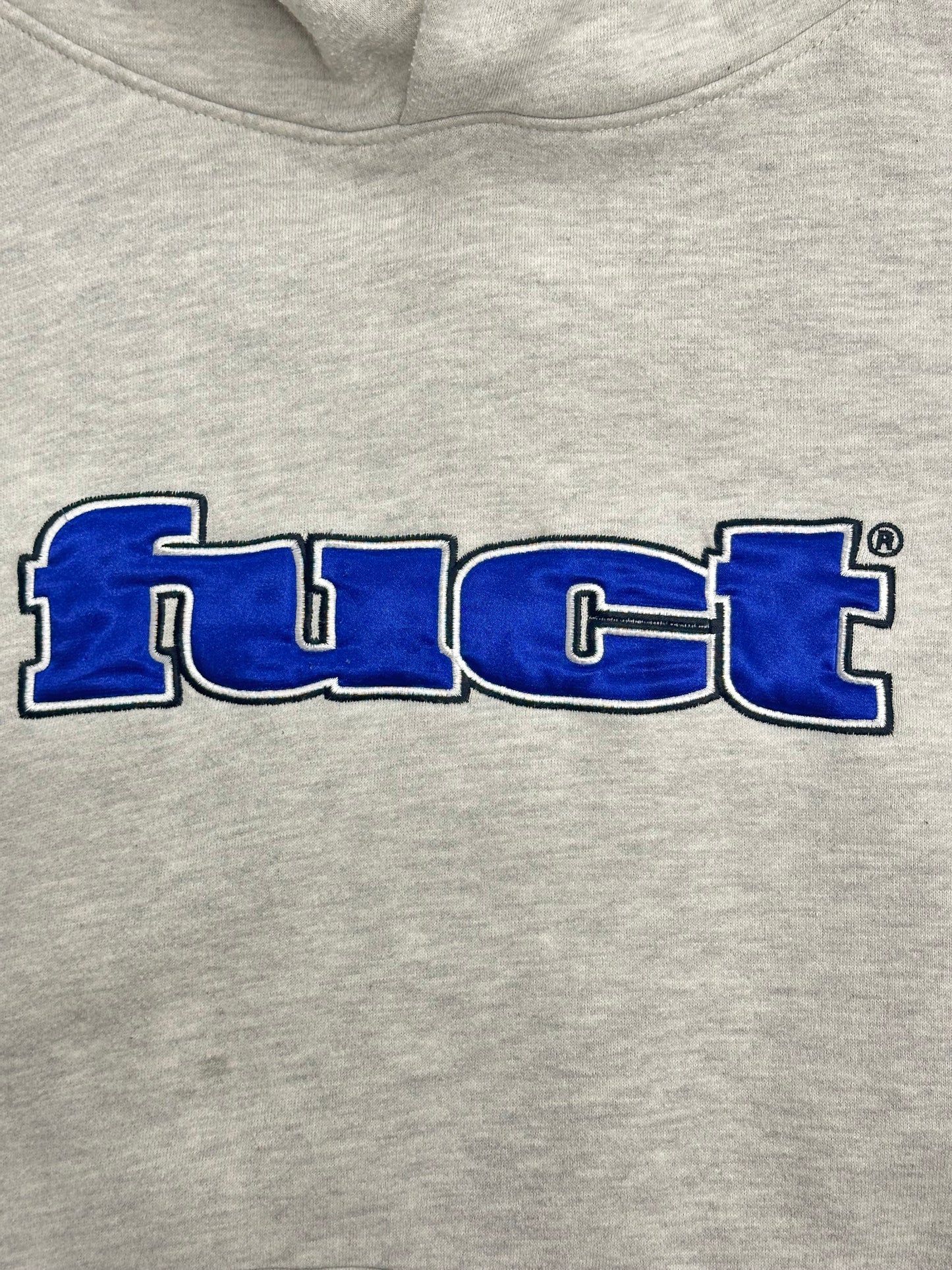 [XL] FUCT Logo Gray Hoodie