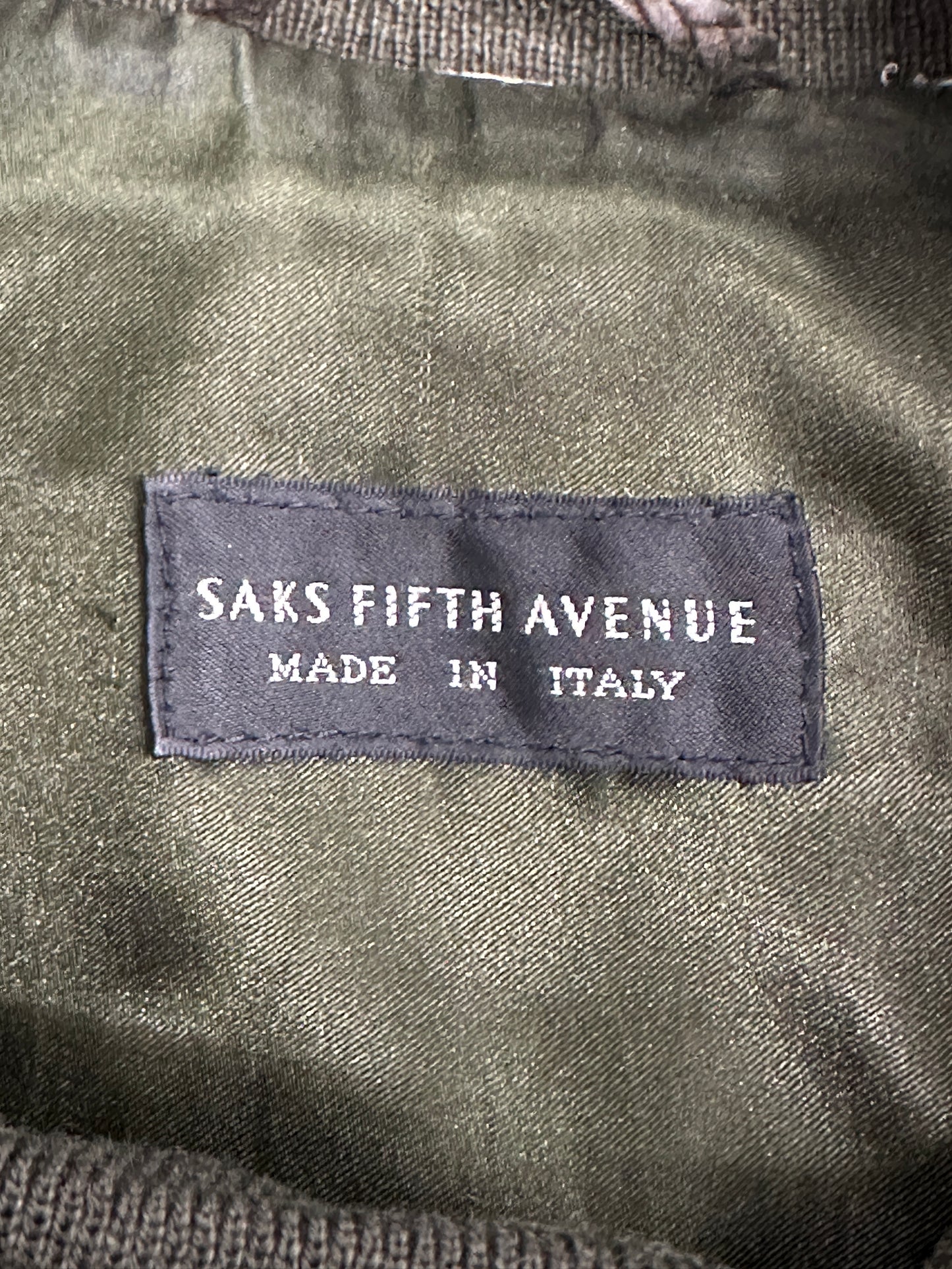 [XL] 90s SAKS FIFTY AVENUE Suede Bomber Jacket