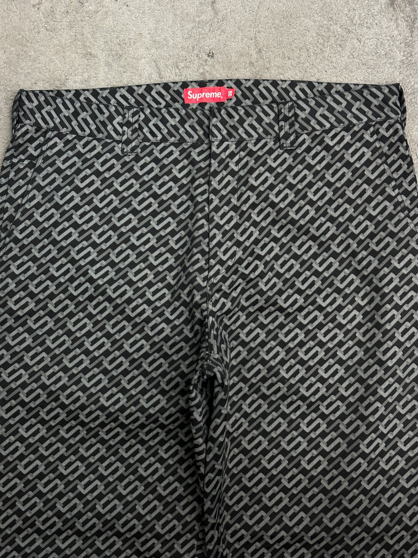 [36] Supreme Monogram Work Pants