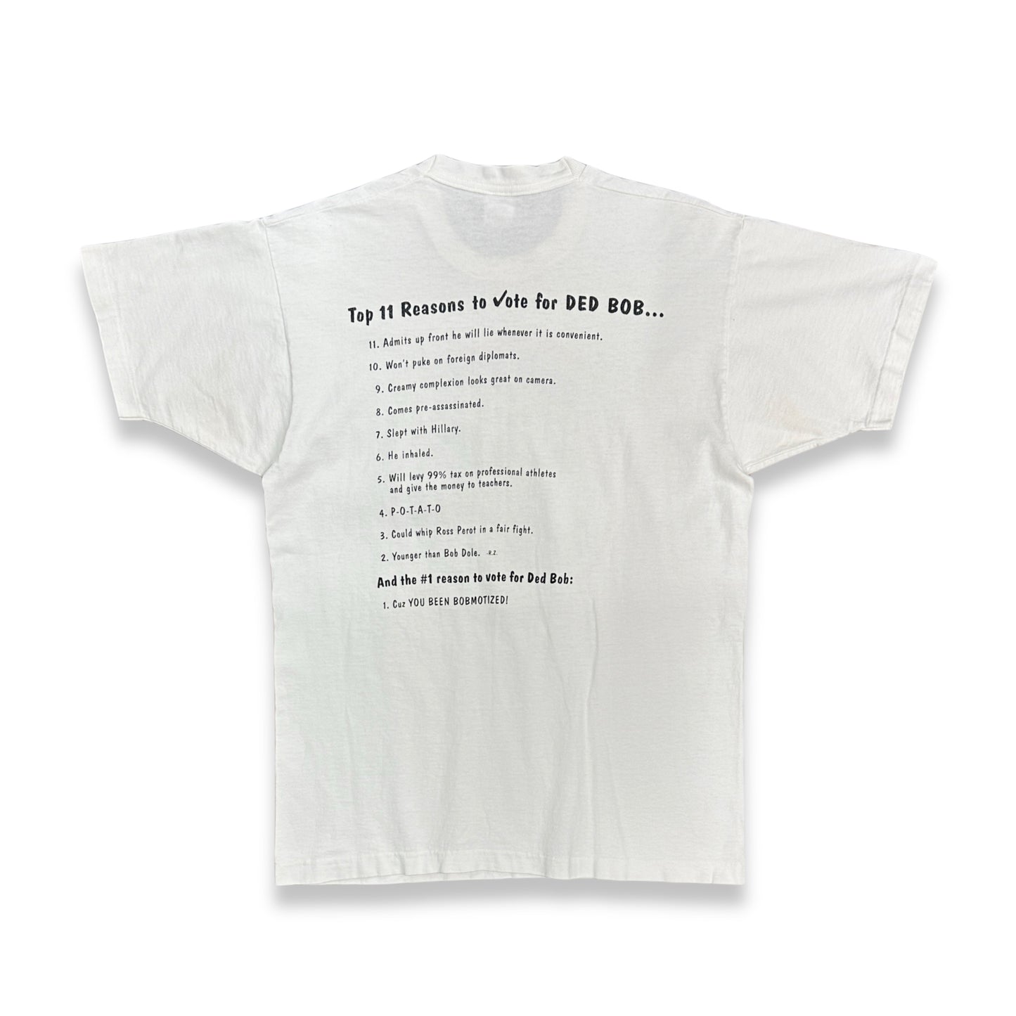 [L] 90s Vote for DED BOB Funny Tee