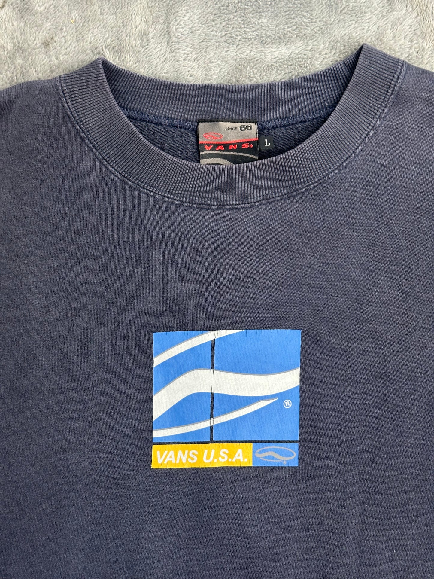 [L] 90s Vans Sweatshirt