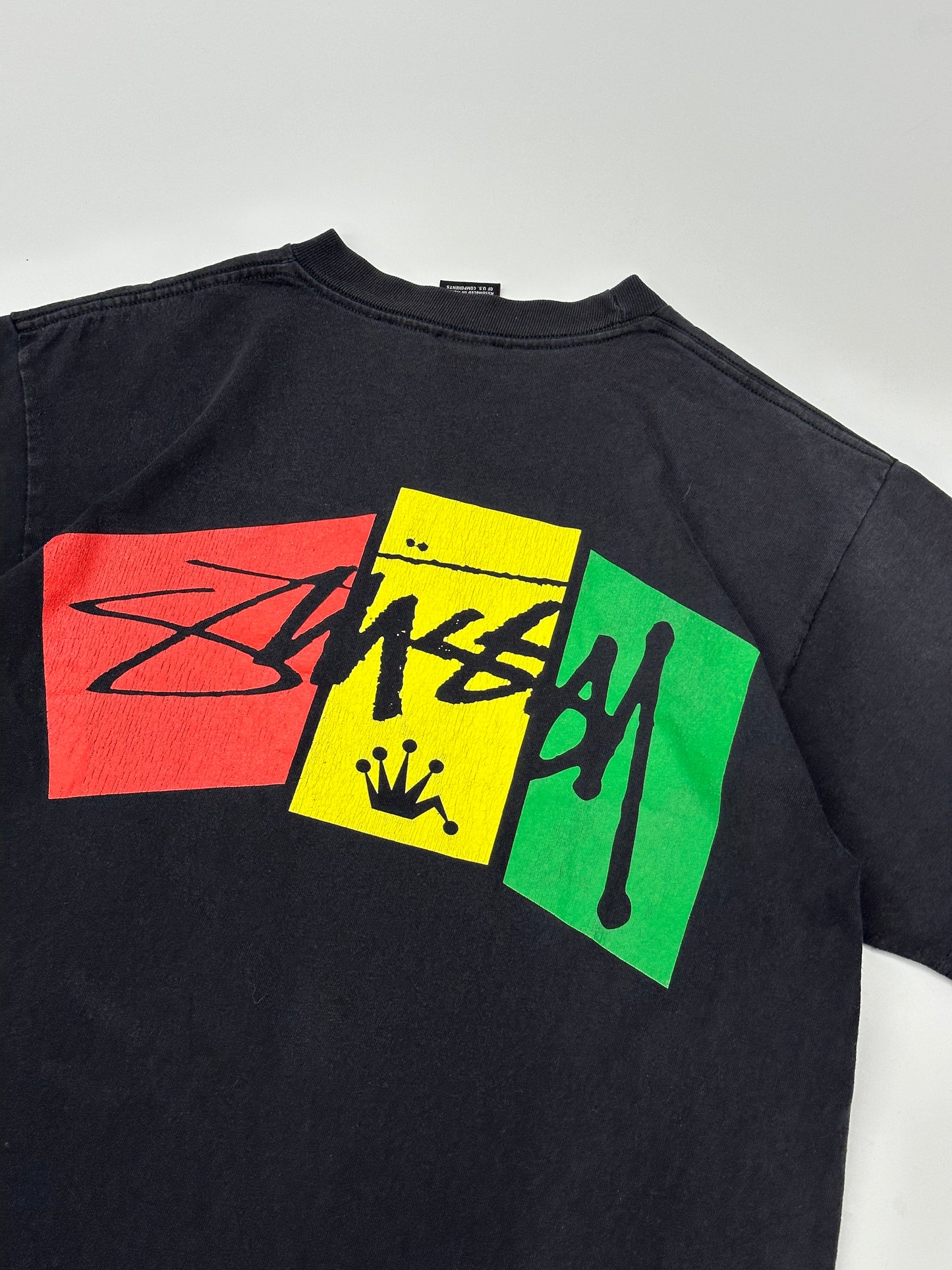 [M] 00s Stussy crown logo Tee