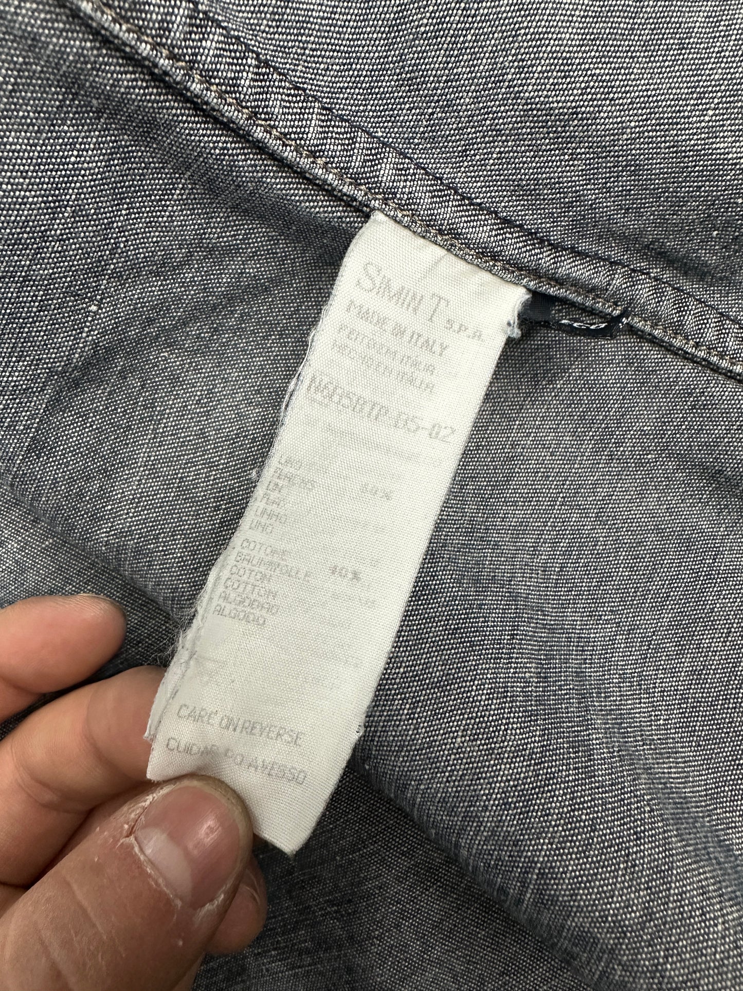 [50] 90s Armani Jeans Denim Zip-up Jacket