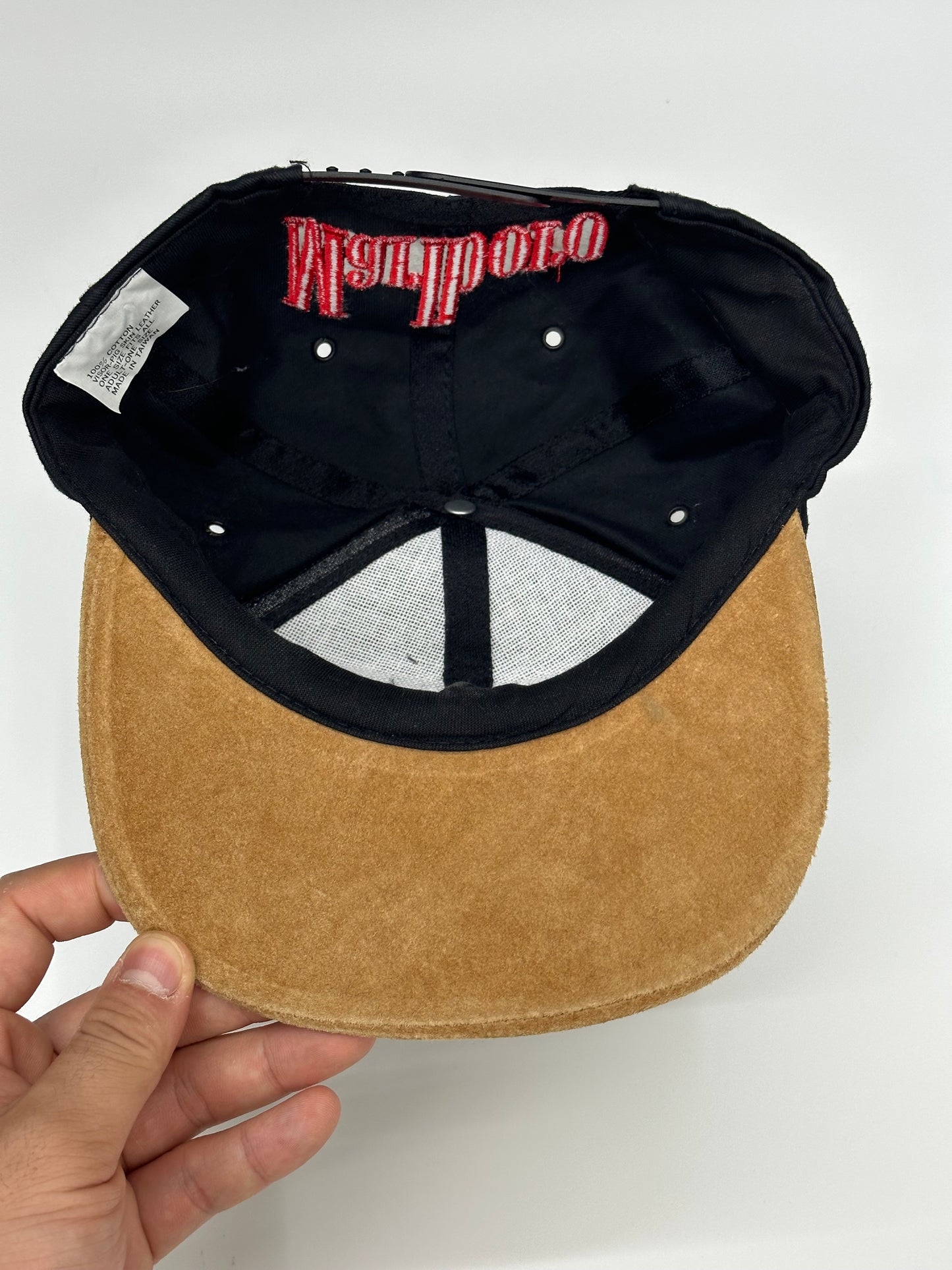 90s Marlboro two tone suede cap