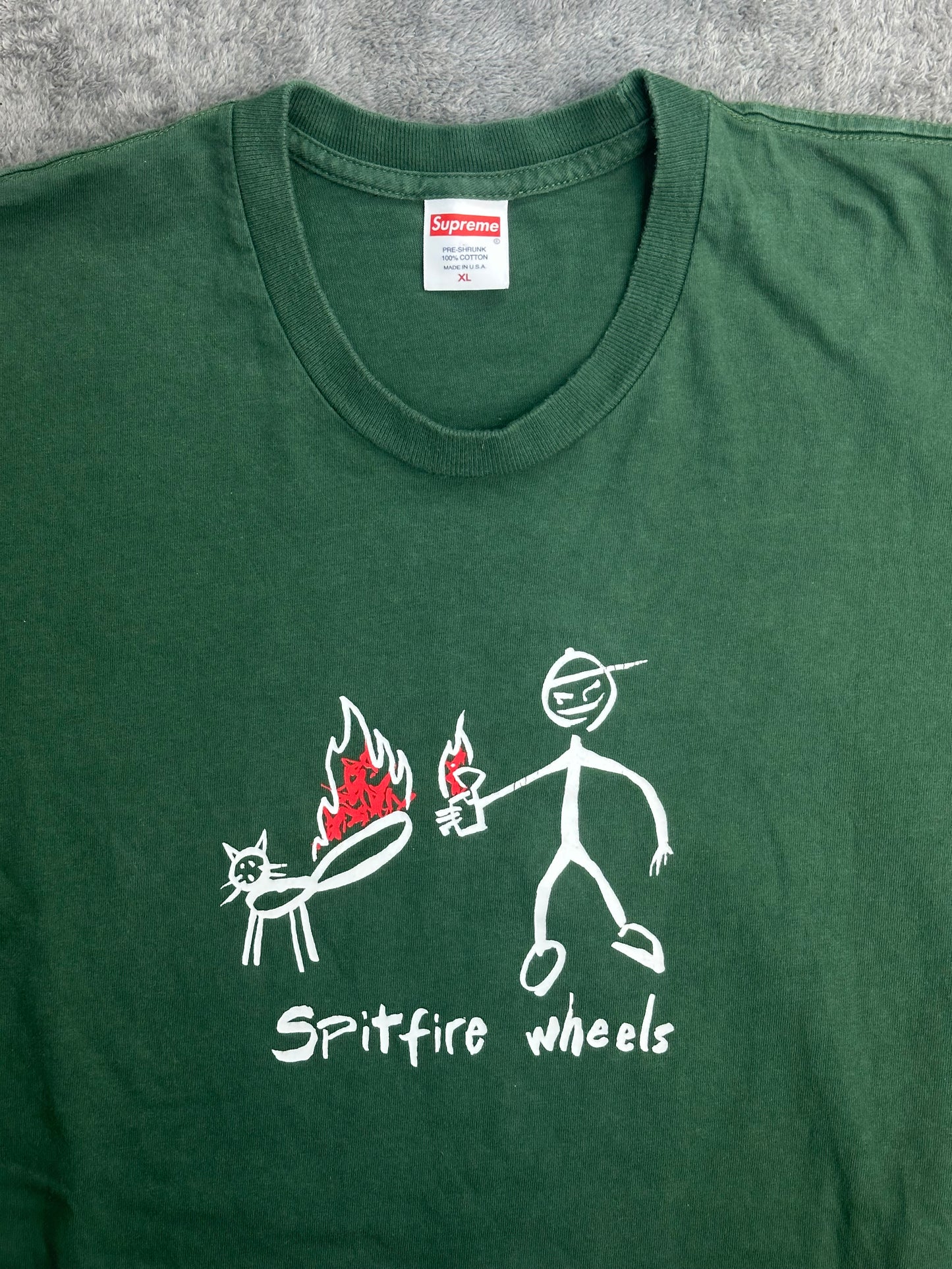 [XL] Supreme x Spitfire wheels Tee