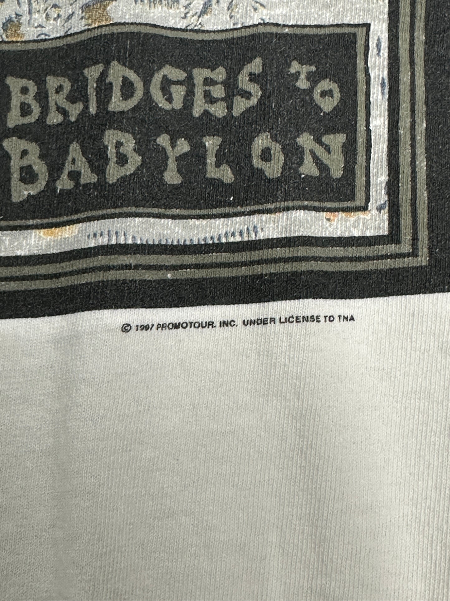 [L] 1997' Rolling Stones Bridged to Babylon Tour Tee