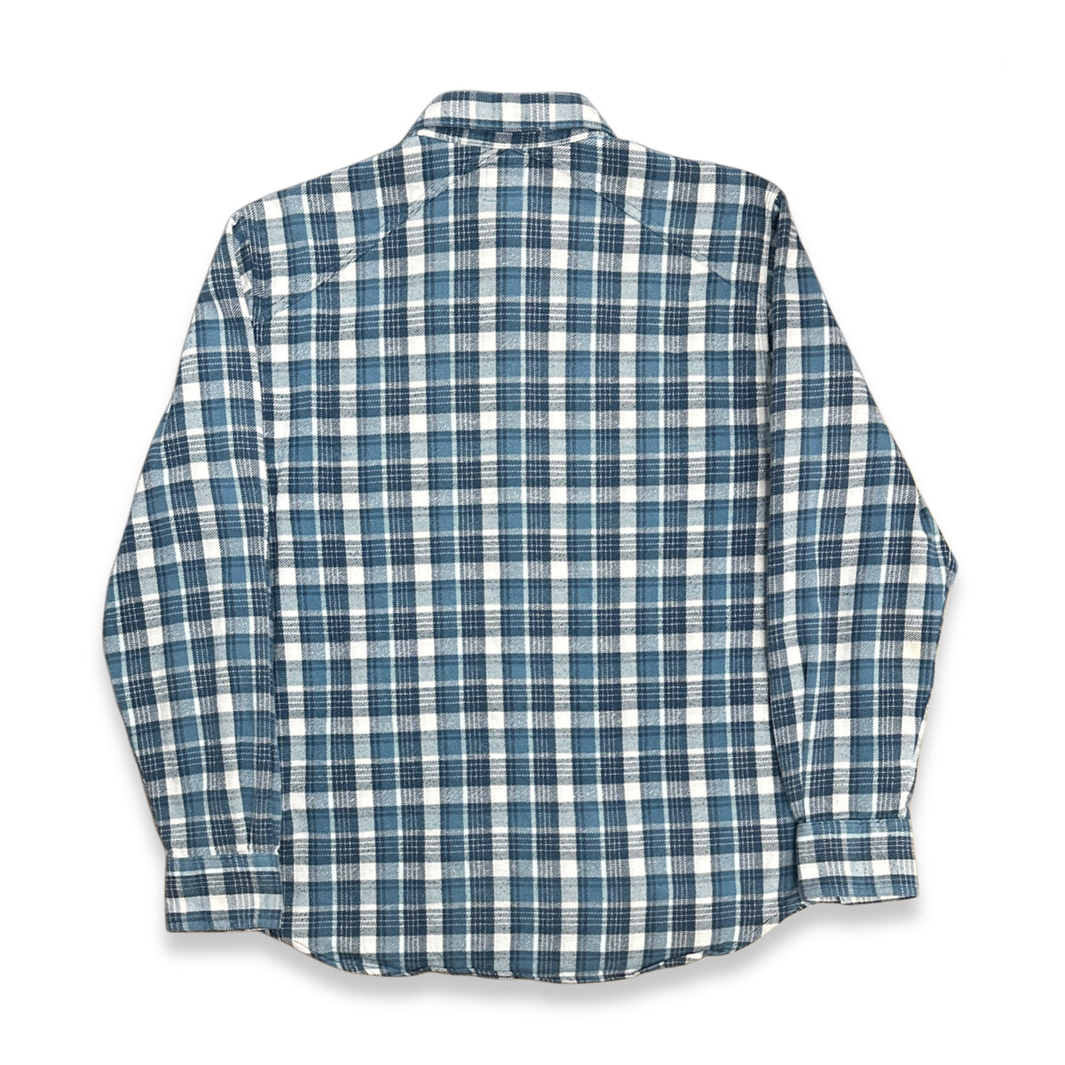 [M] 00s Stussy Plaid Pattern Shirt