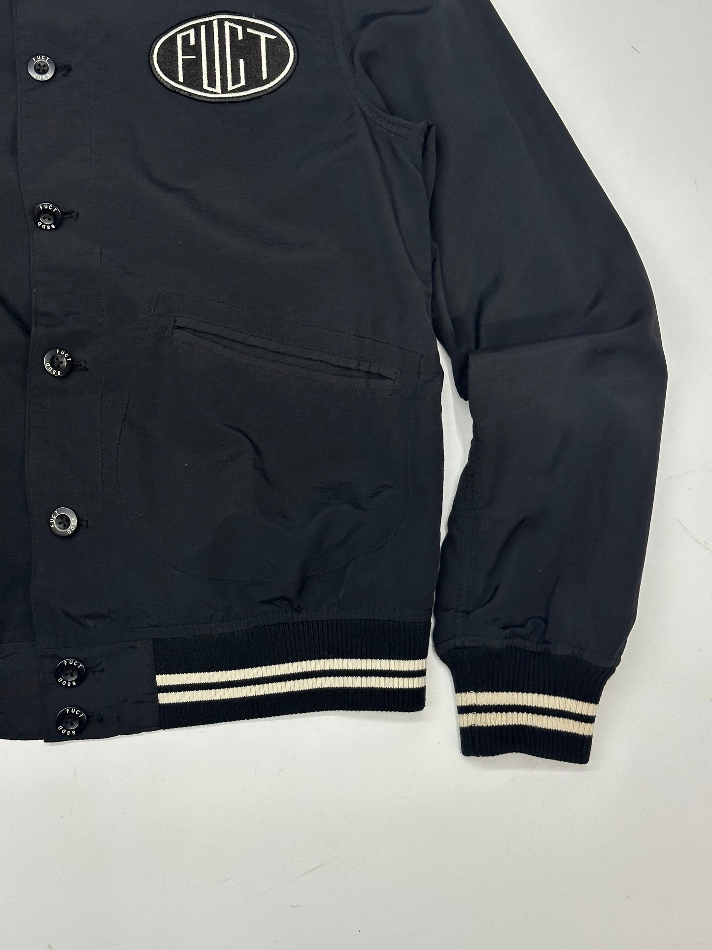 [M] Fuct SSDD varsity jacket