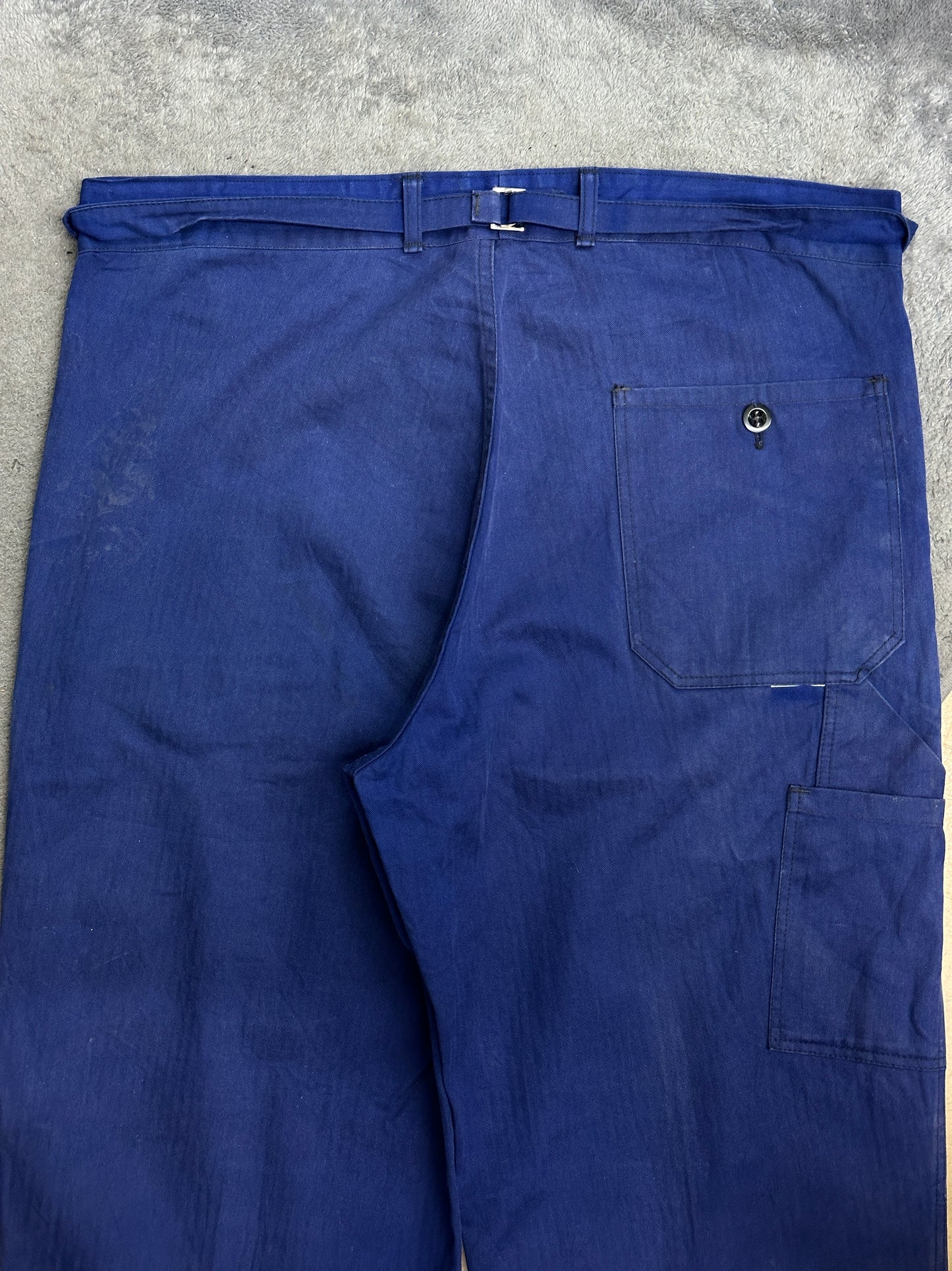 [36] 70s French Herringbone Twill Work Pants